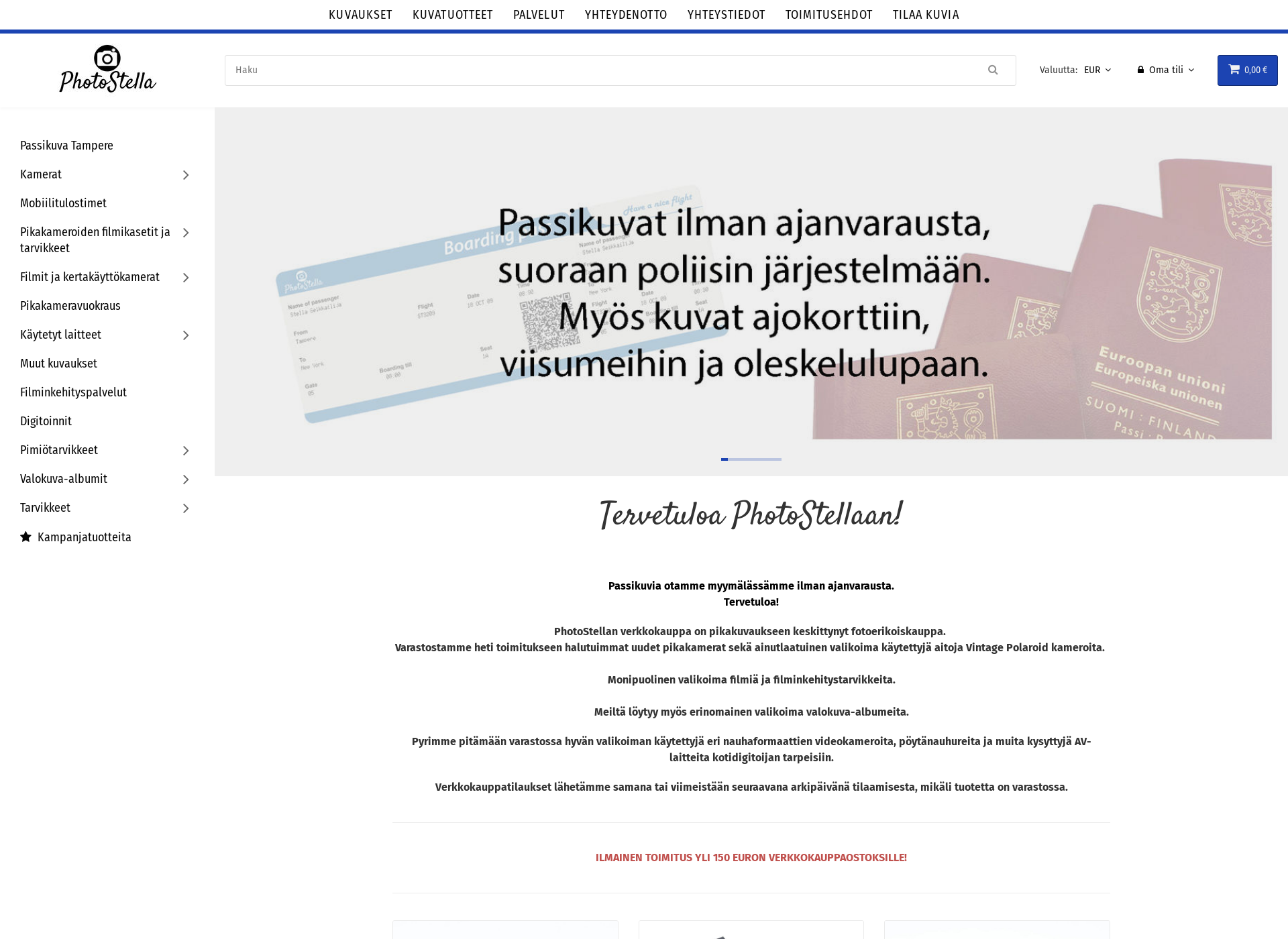 Screenshot for photostella.fi