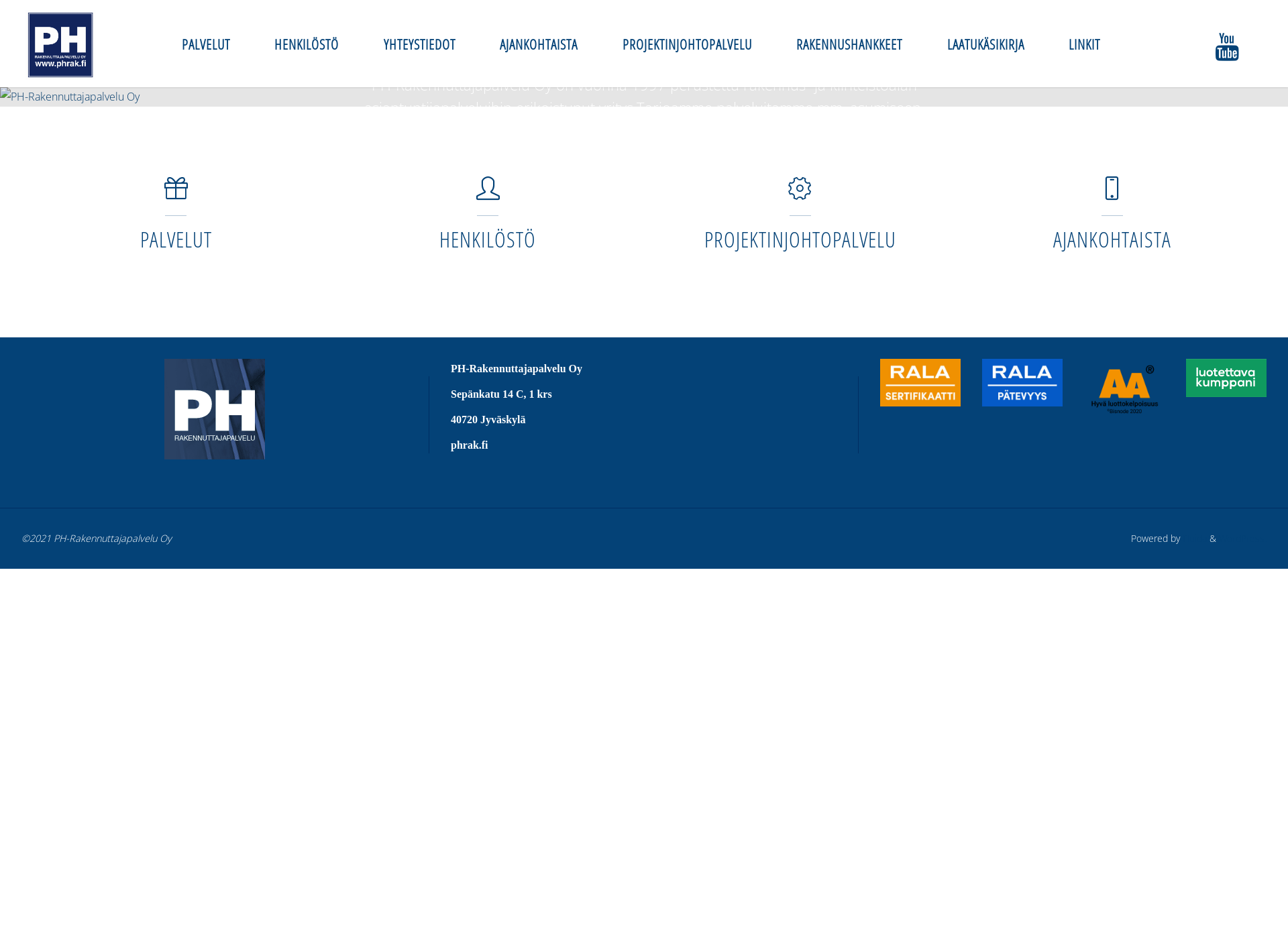 Screenshot for phrak.fi
