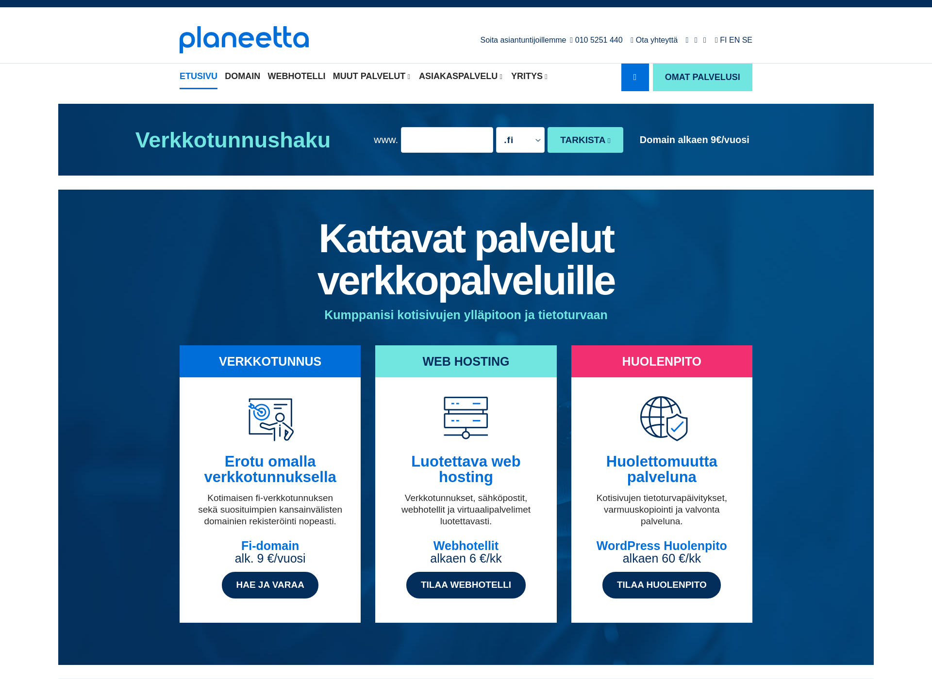 Screenshot for piakoivu.fi