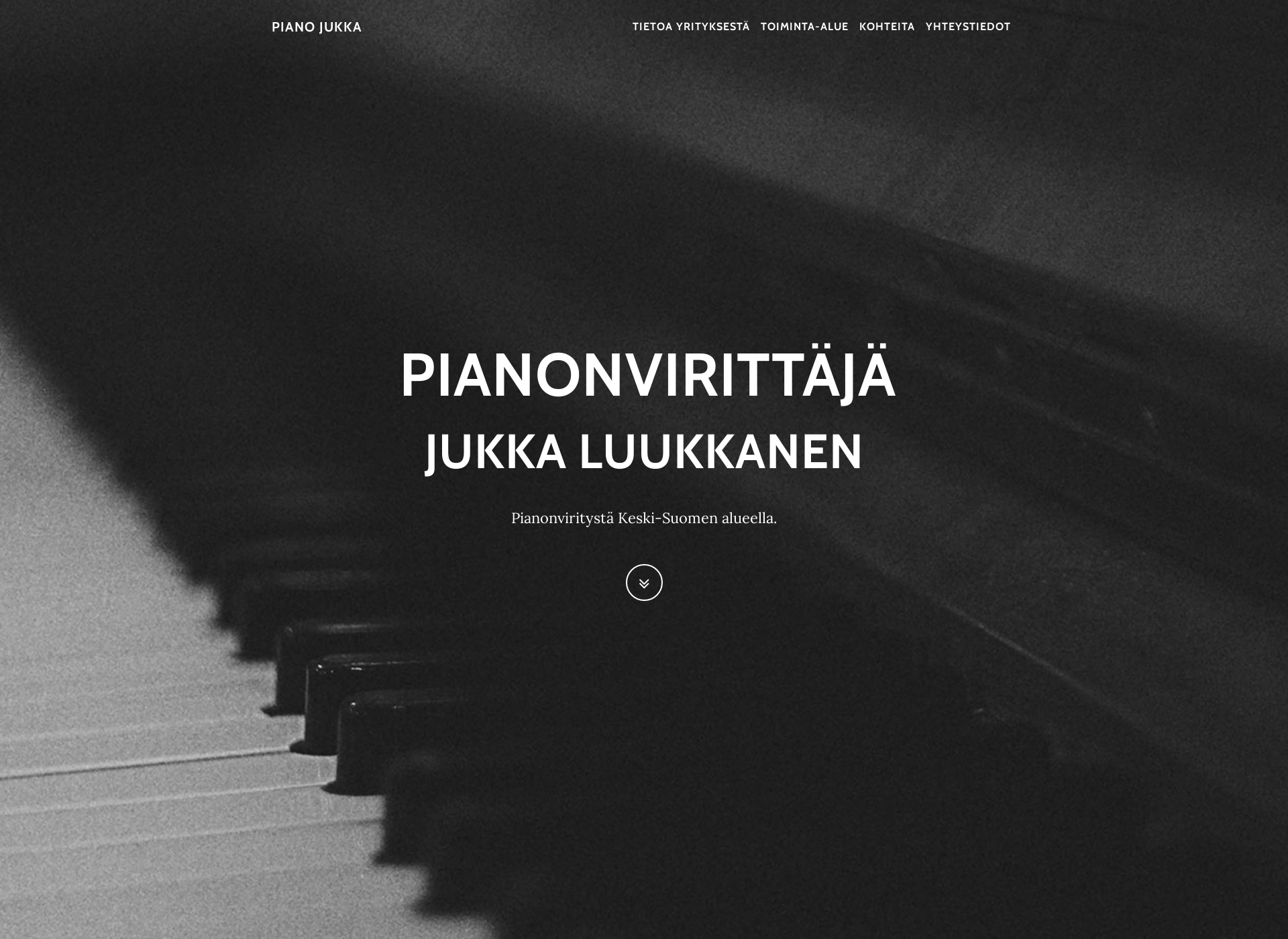 Screenshot for pianojukka.fi