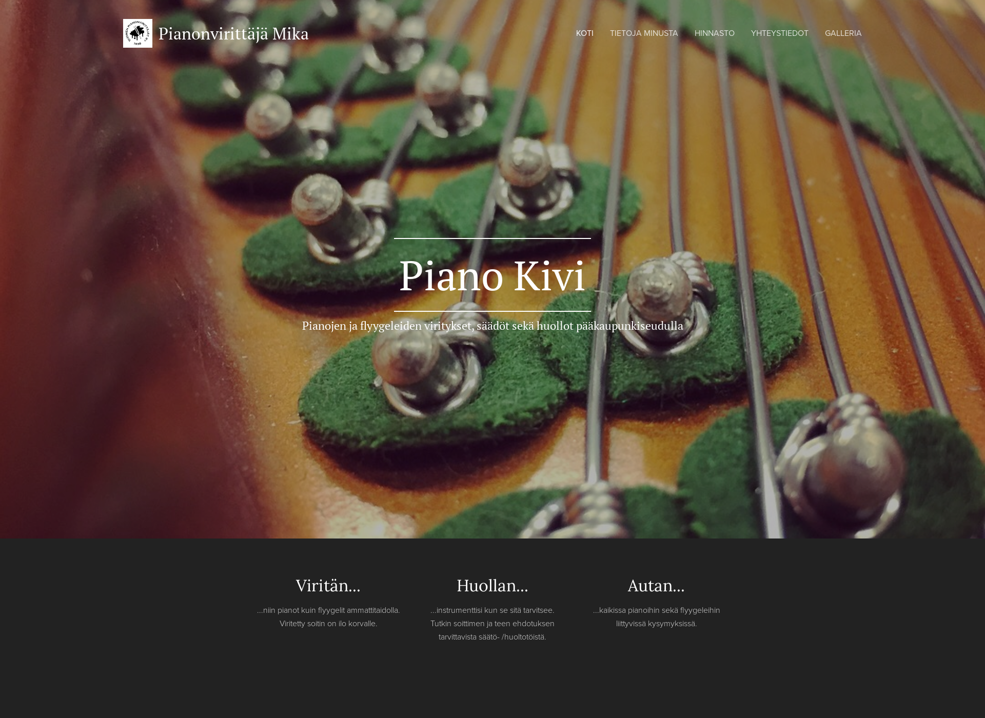 Screenshot for pianokivi.fi
