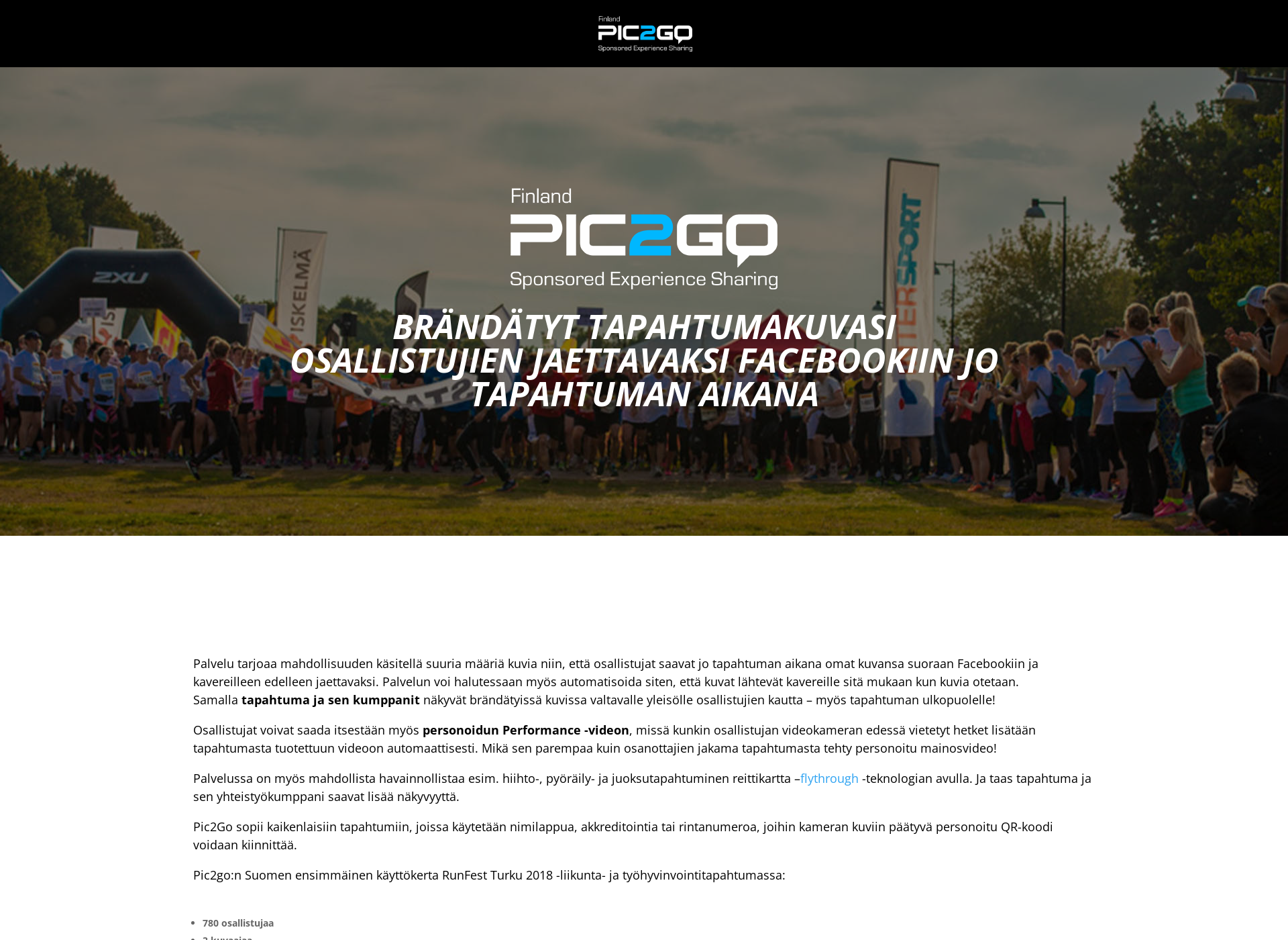 Screenshot for pic2go.fi