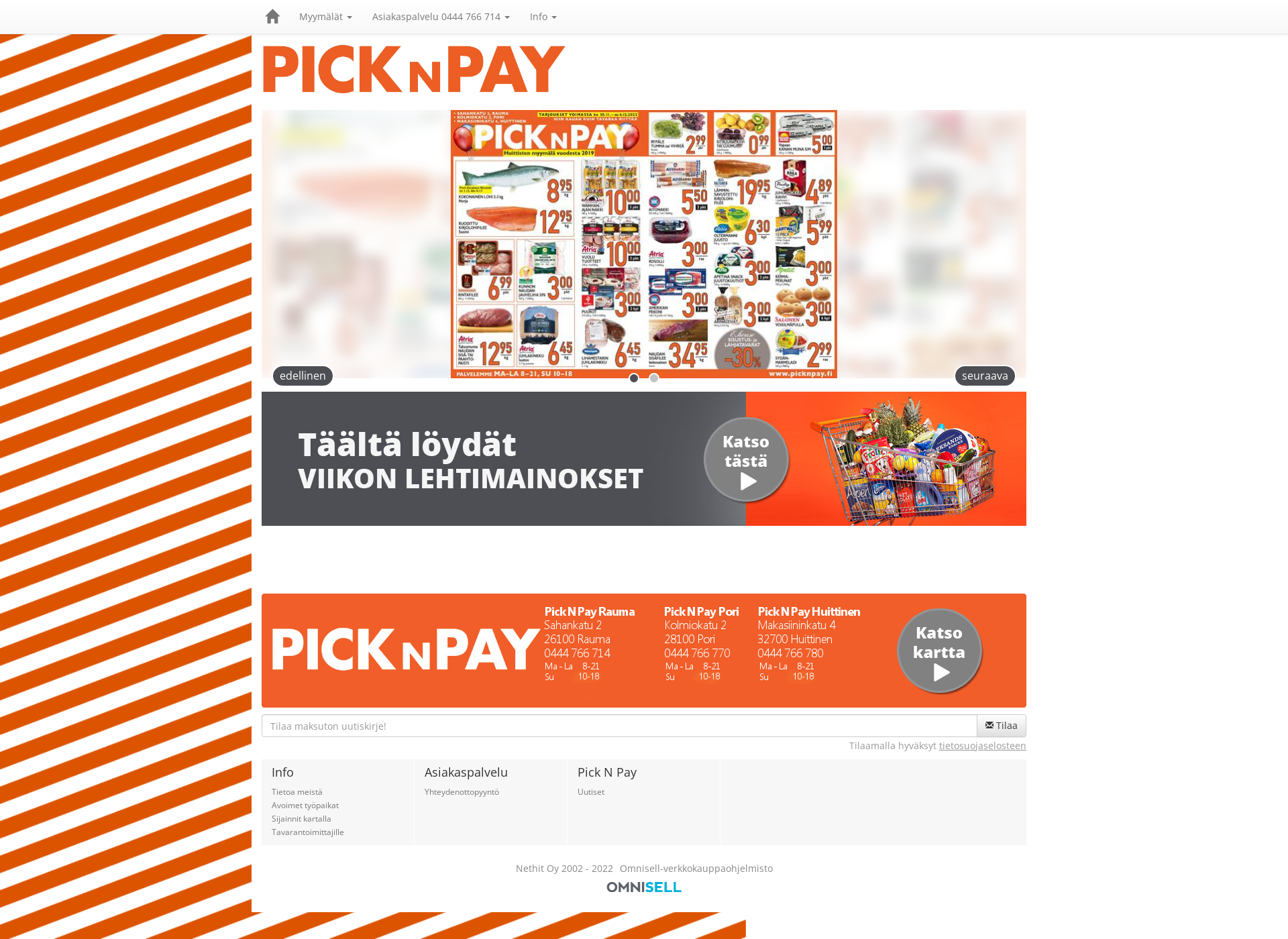 Screenshot for picknpay.fi