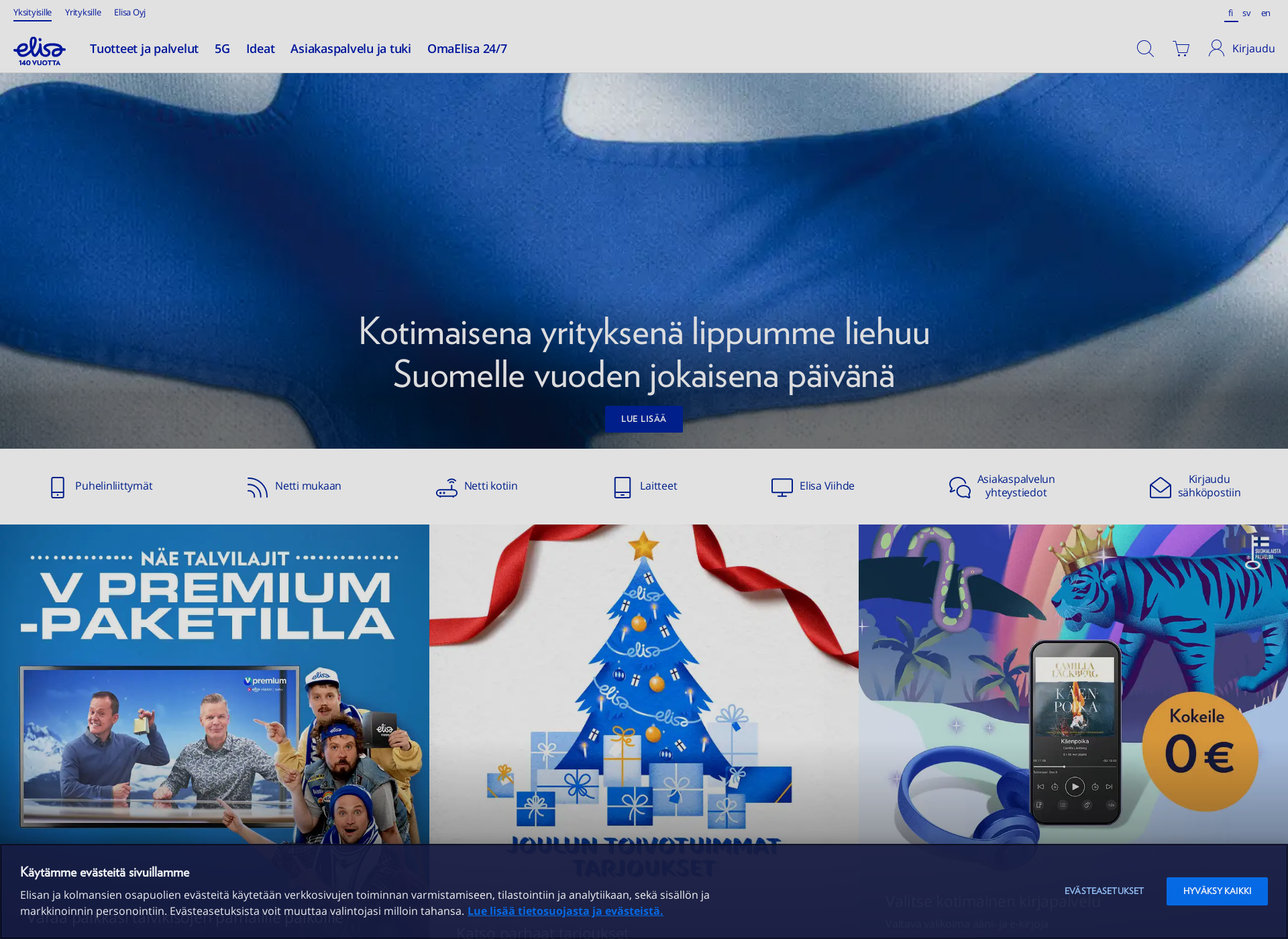 Screenshot for pidetaanyhta.fi