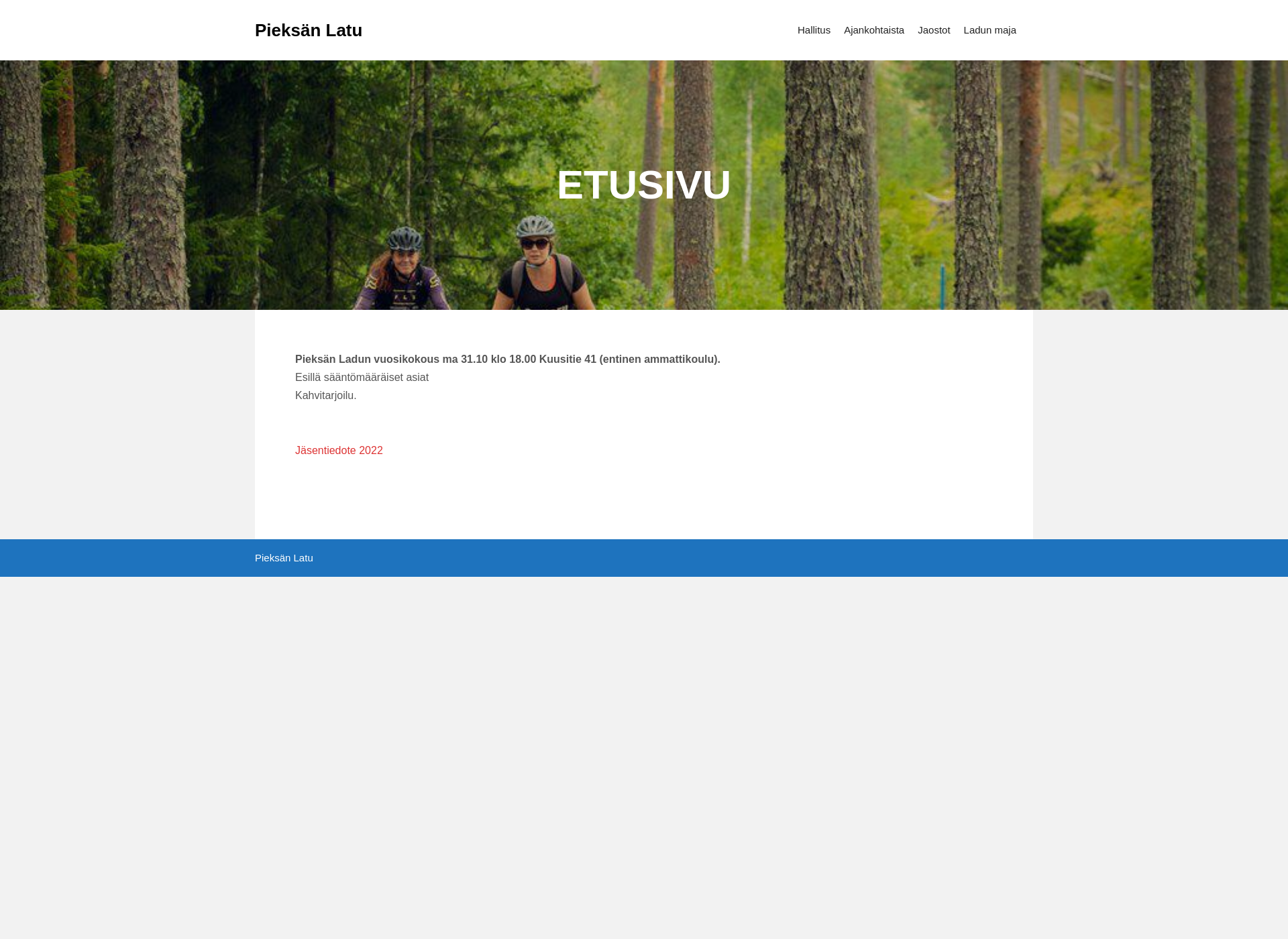 Screenshot for pieksanlatu.fi