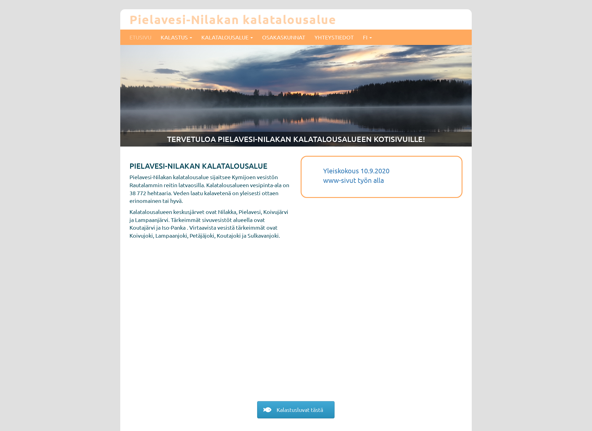 Screenshot for pielavesi-nilakankta.fi