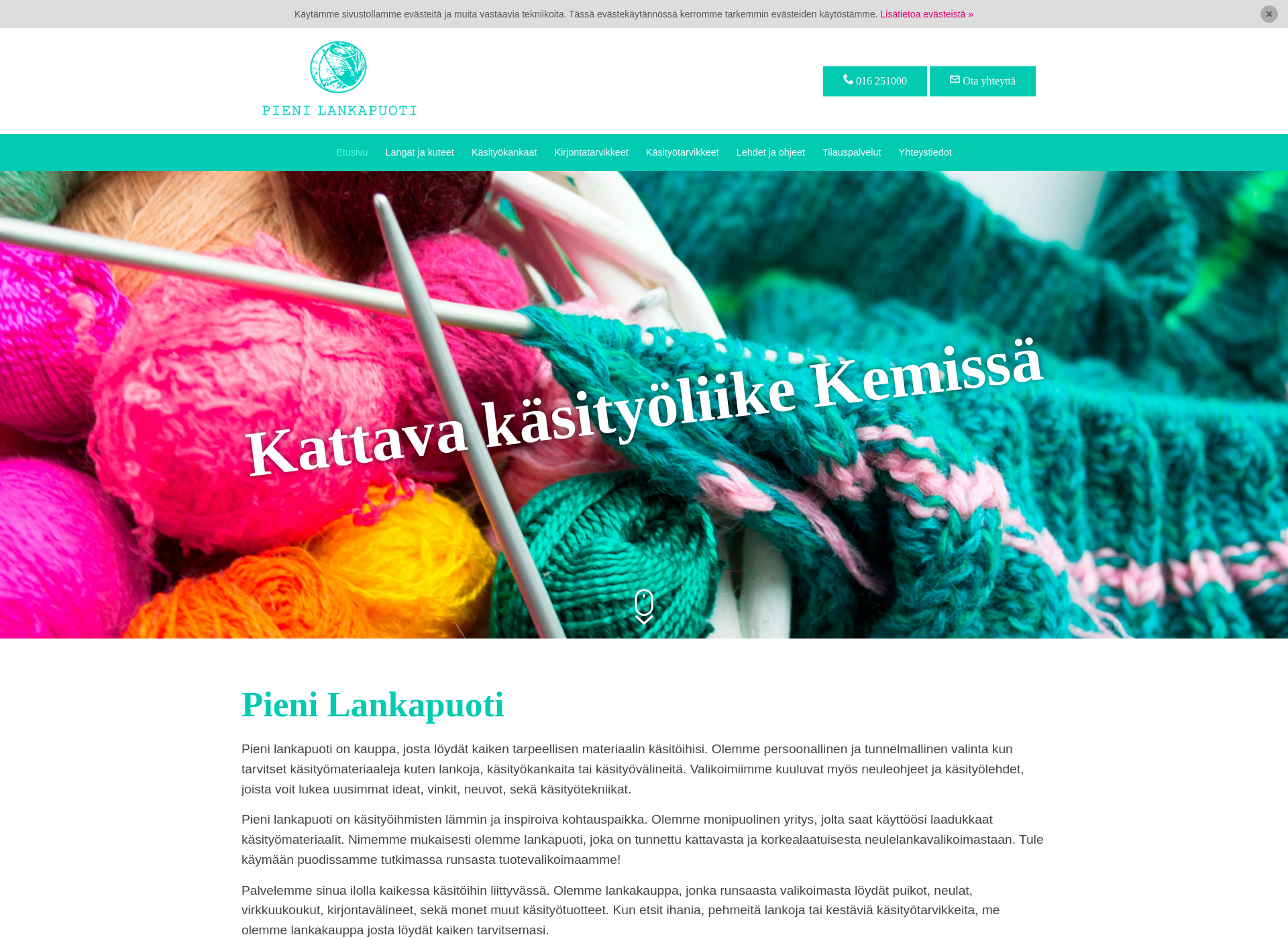 Skärmdump för pienilankapuoti.fi