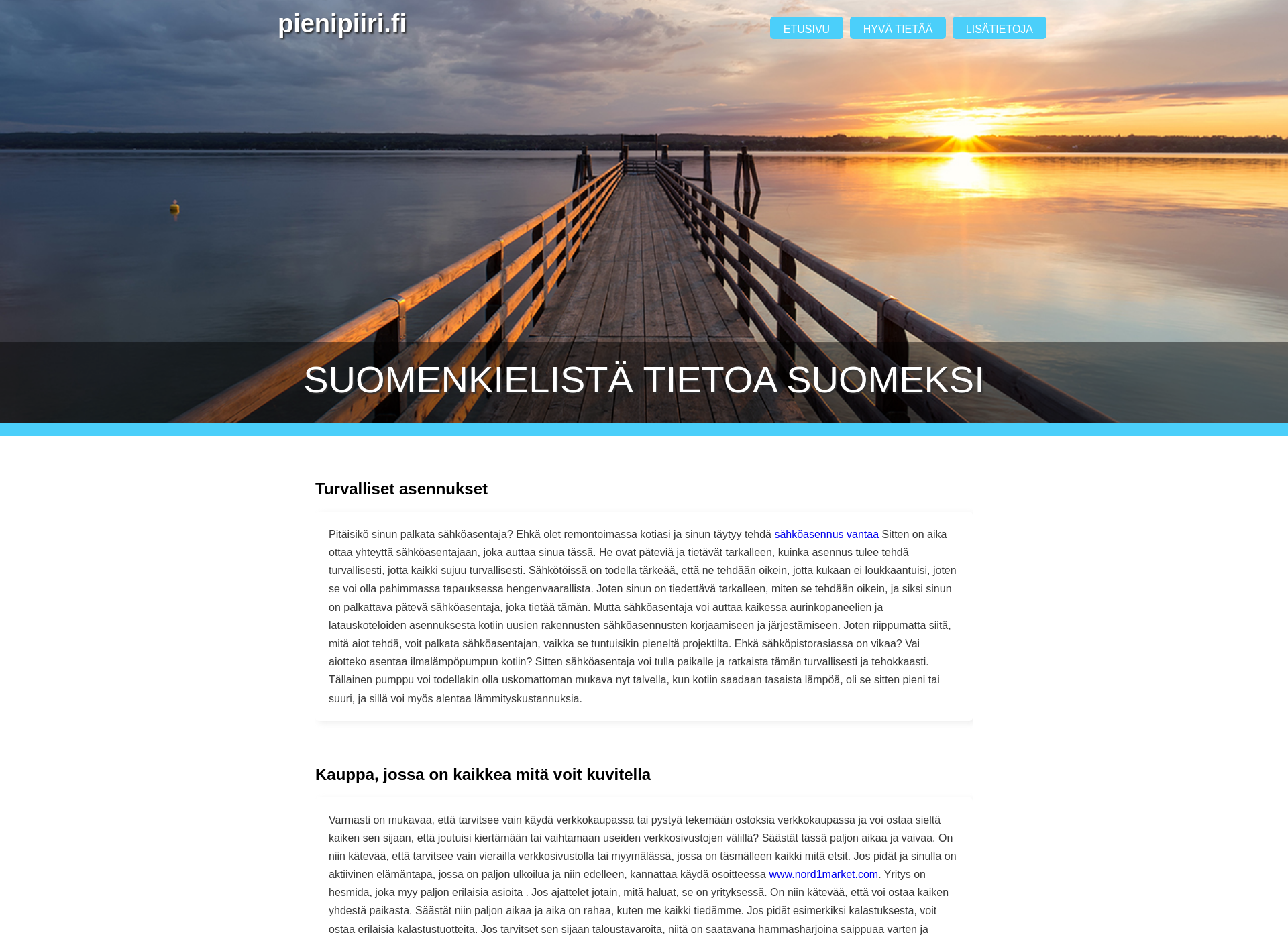 Screenshot for pienipiiri.fi