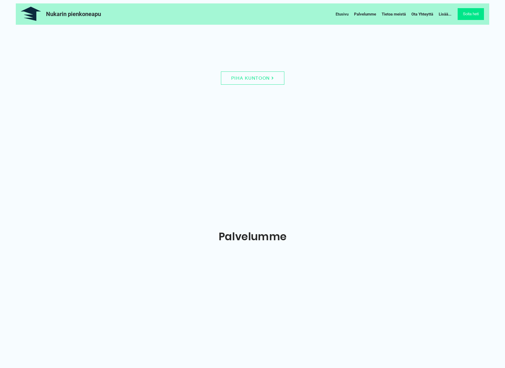 Screenshot for pienkoneapu.fi