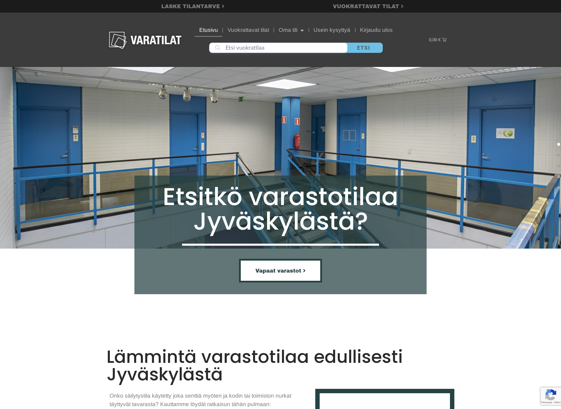 Screenshot for pienvarastointi.fi