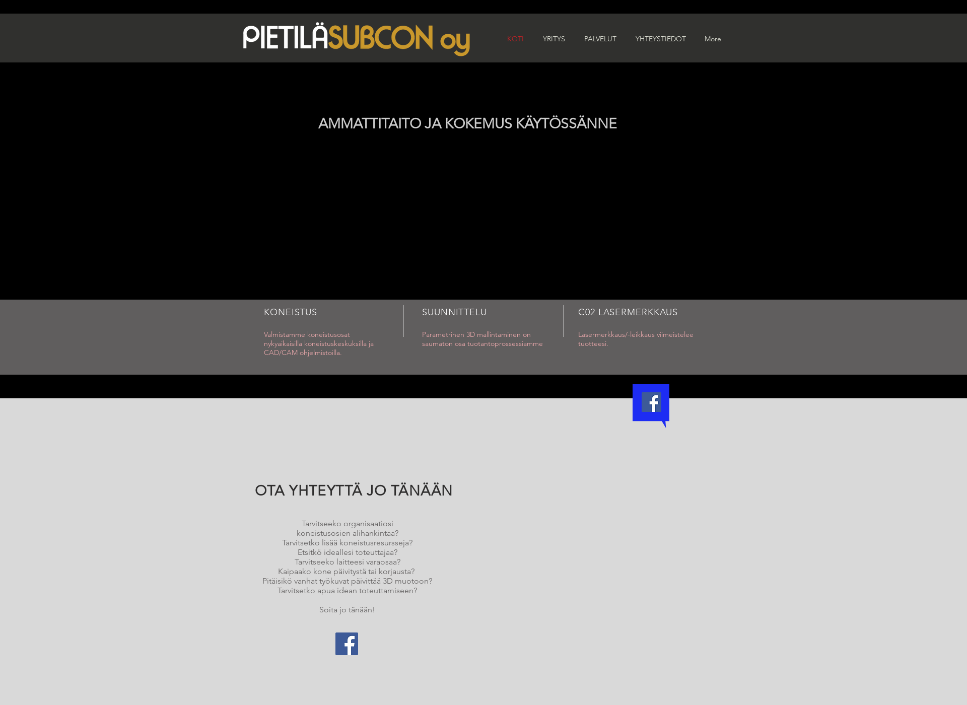 Screenshot for pietilasubcon.fi