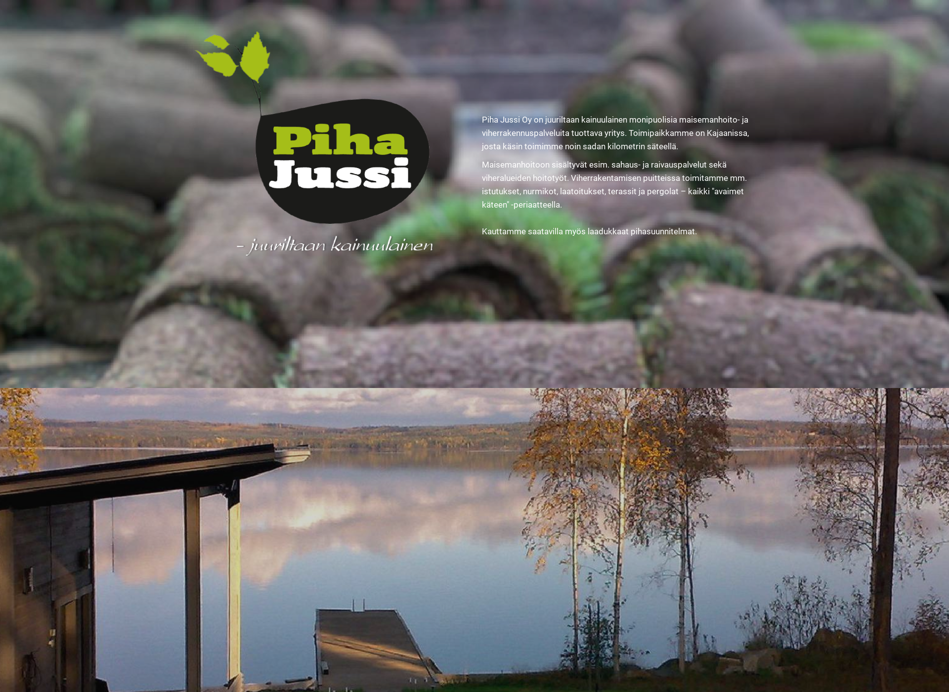 Screenshot for pihajussi.fi