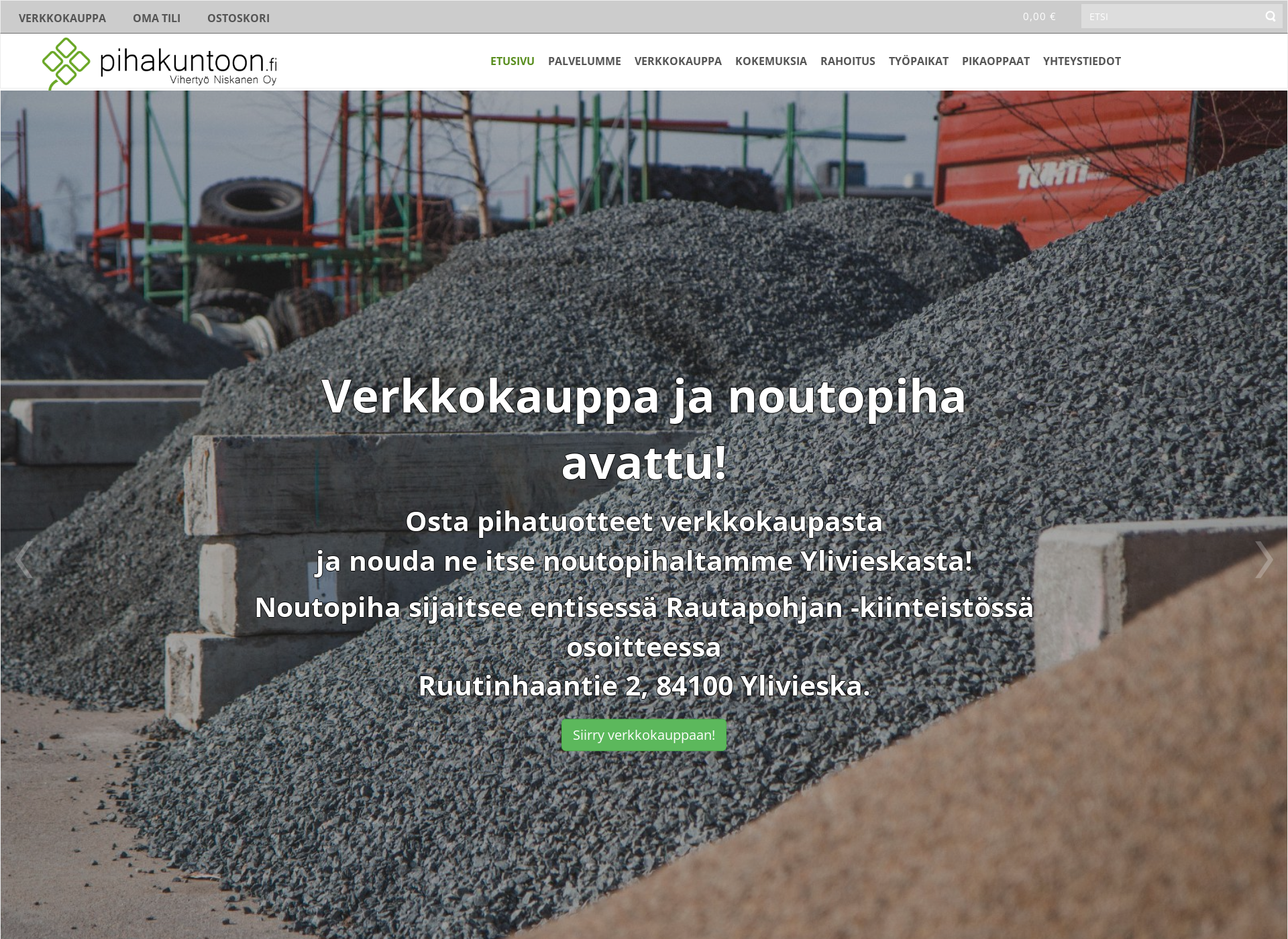 Screenshot for pihakuntoon.fi
