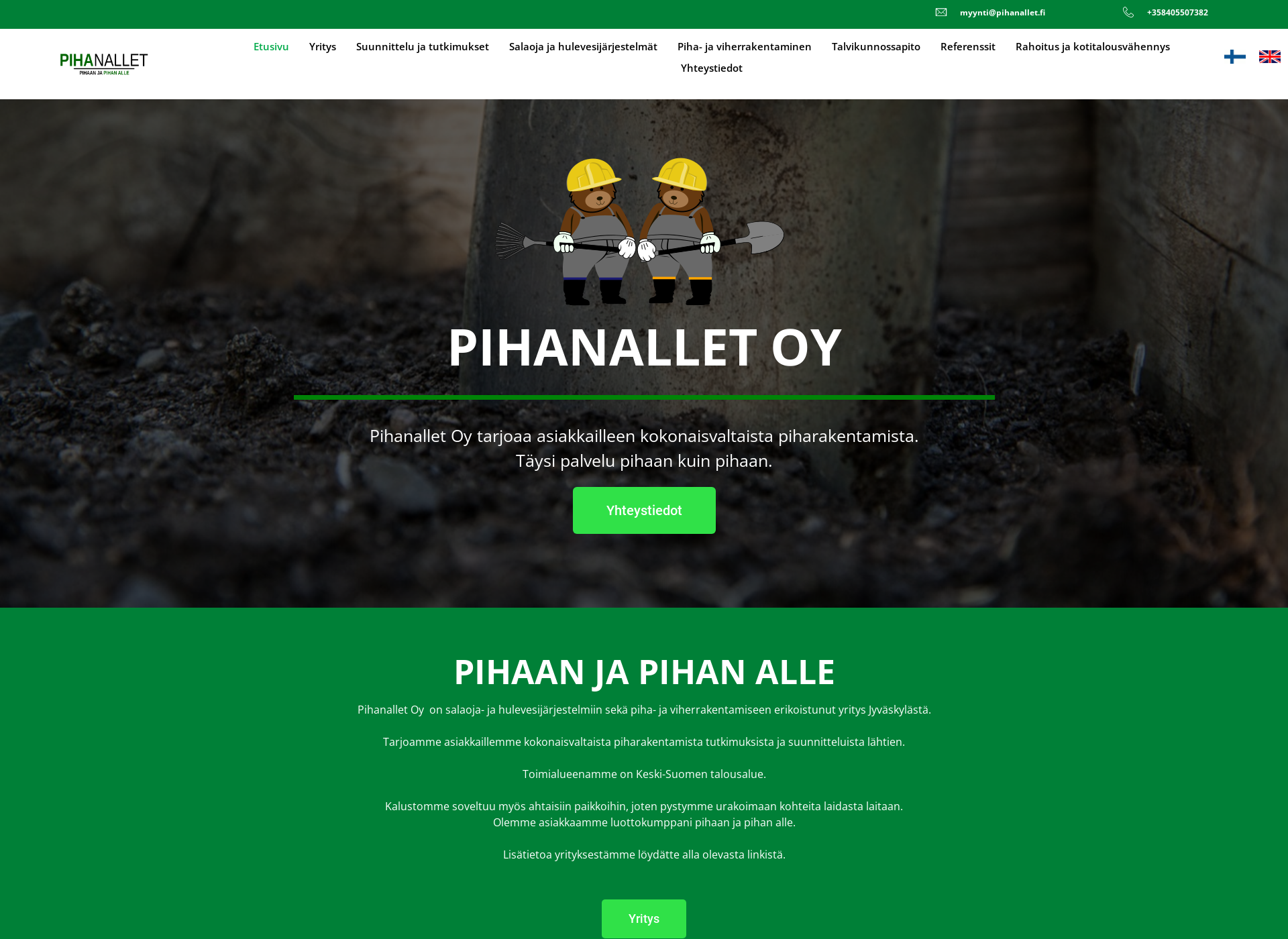 Screenshot for pihanallet.fi