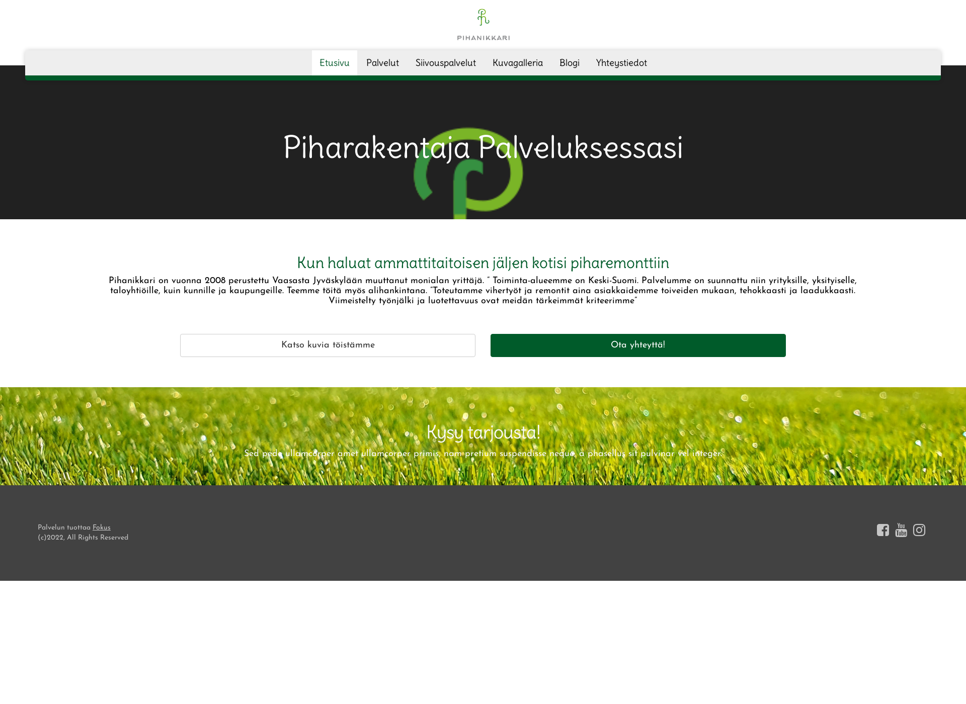 Screenshot for pihanikkari.fi
