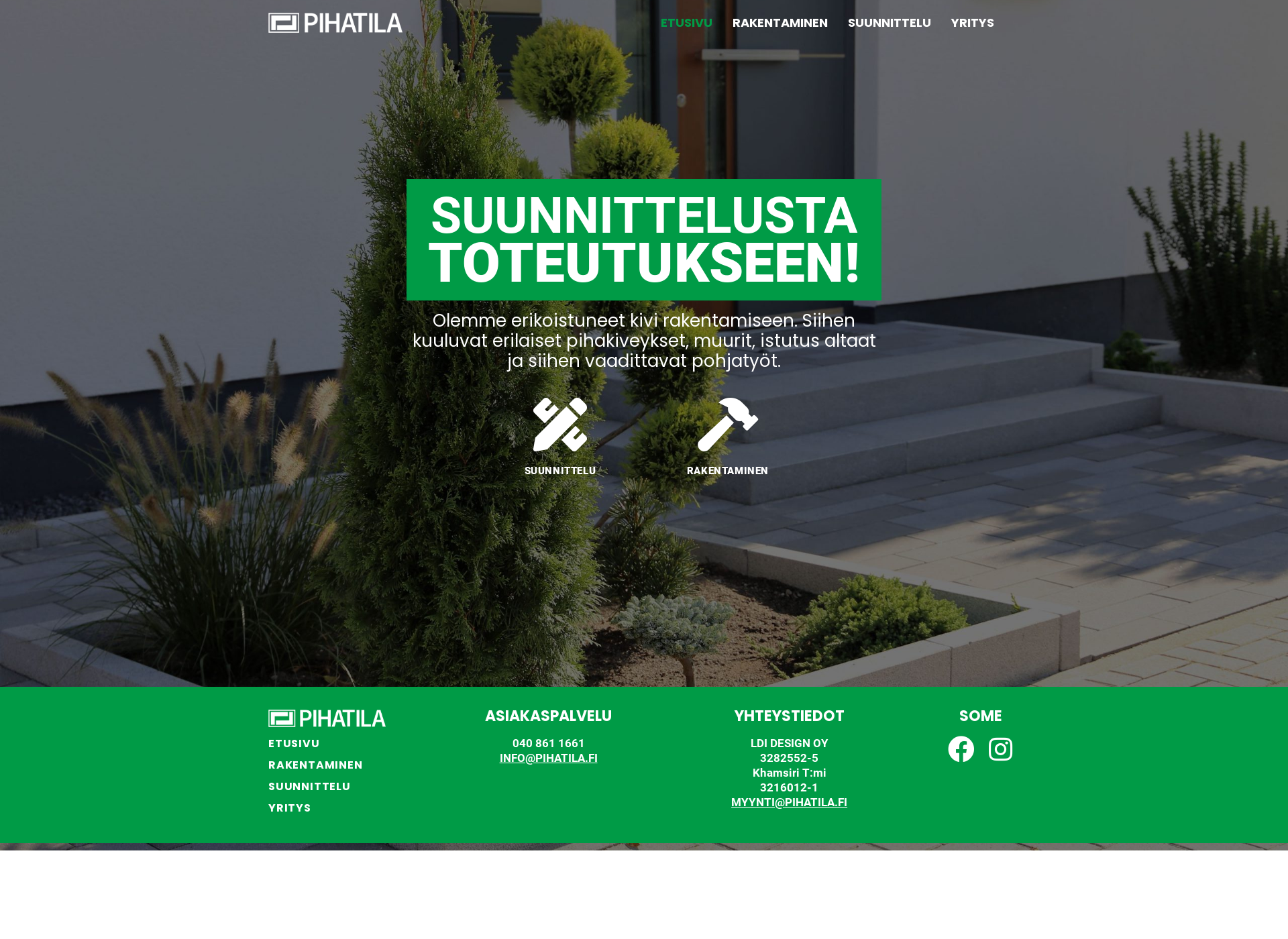 Screenshot for pihatila.fi
