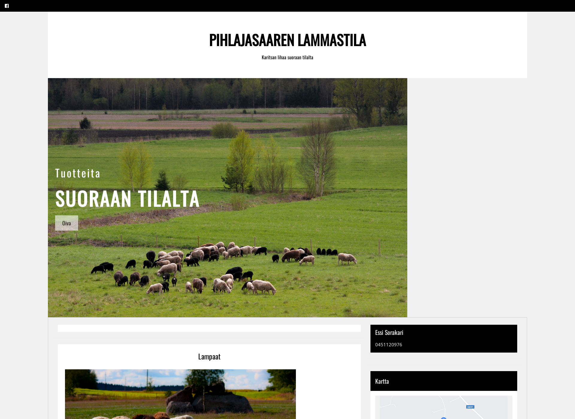 Screenshot for pihlajasaarenlammastila.fi