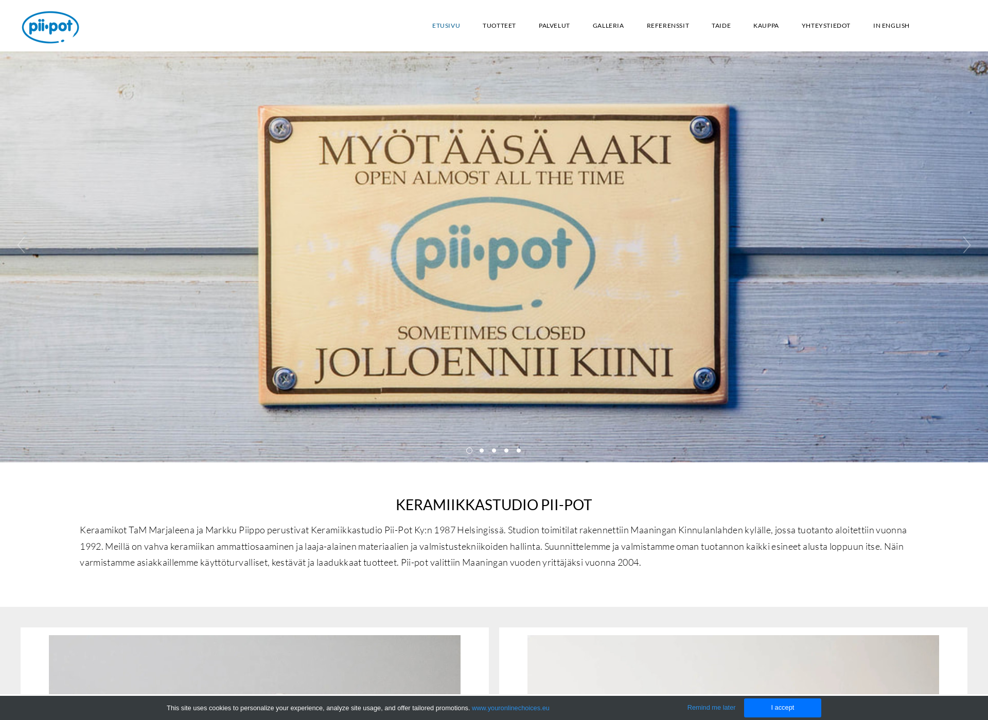 Screenshot for pii-pot.fi