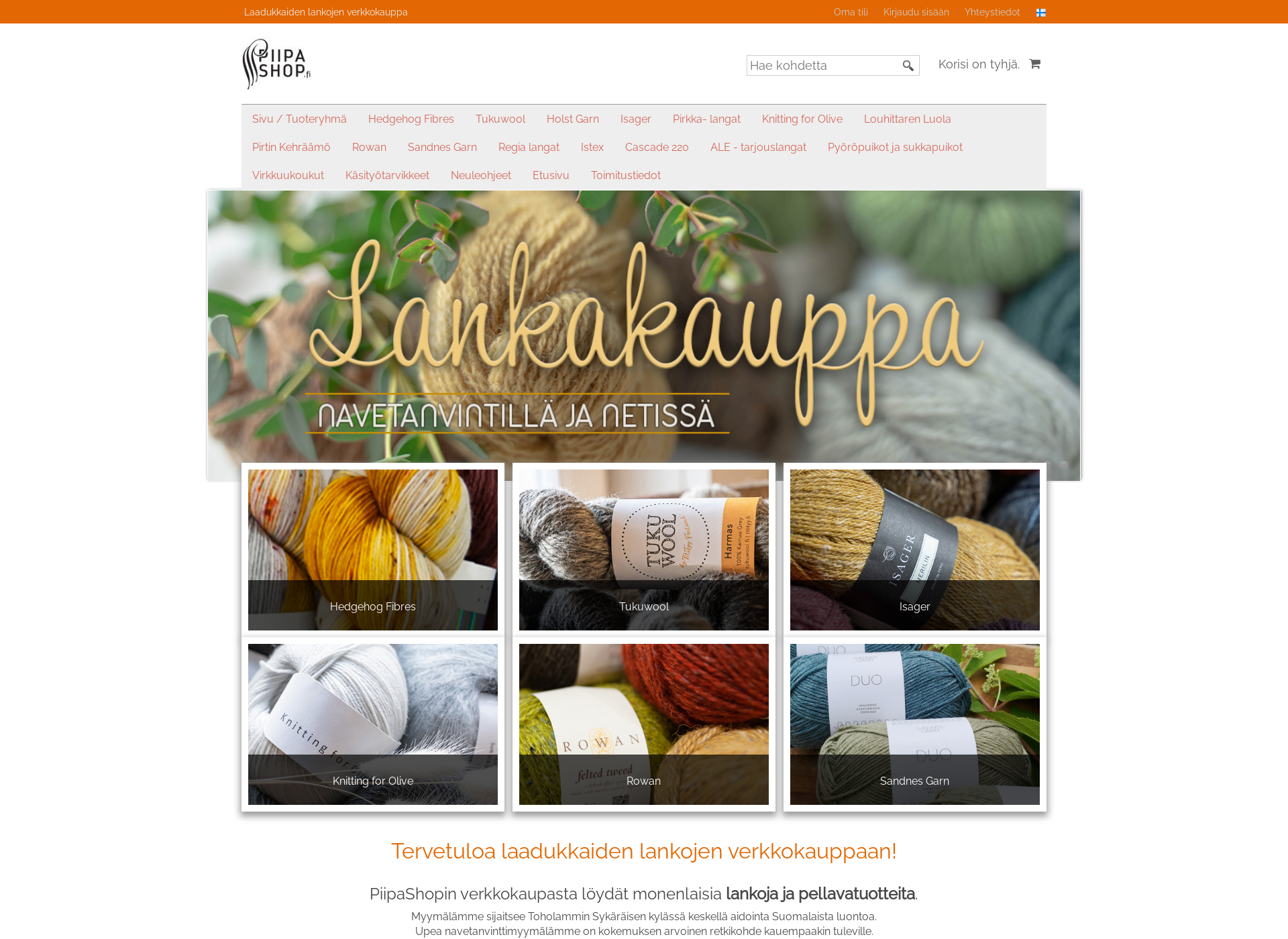 Skärmdump för piipashop.fi
