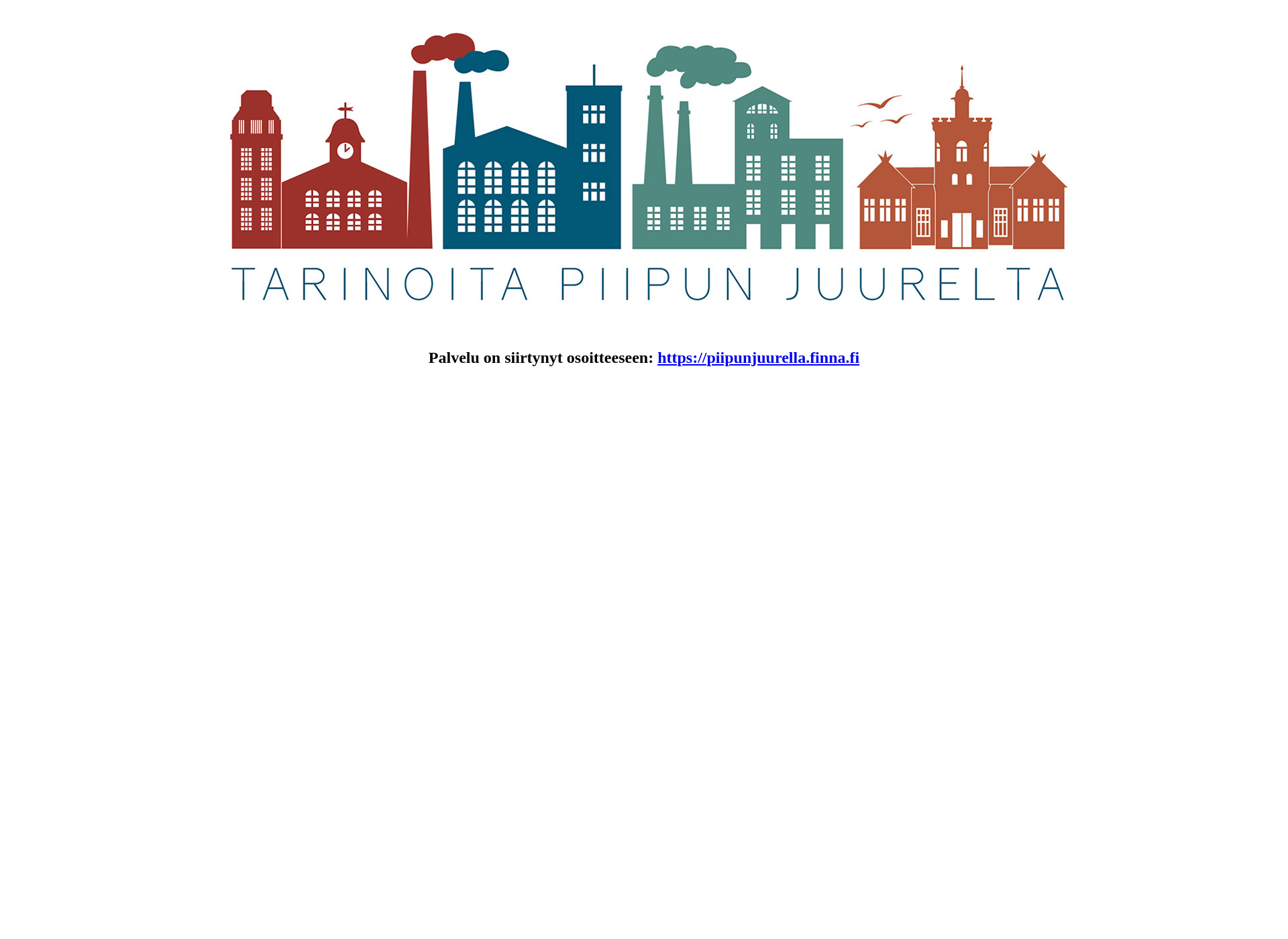 Skärmdump för piipunjuurella.fi