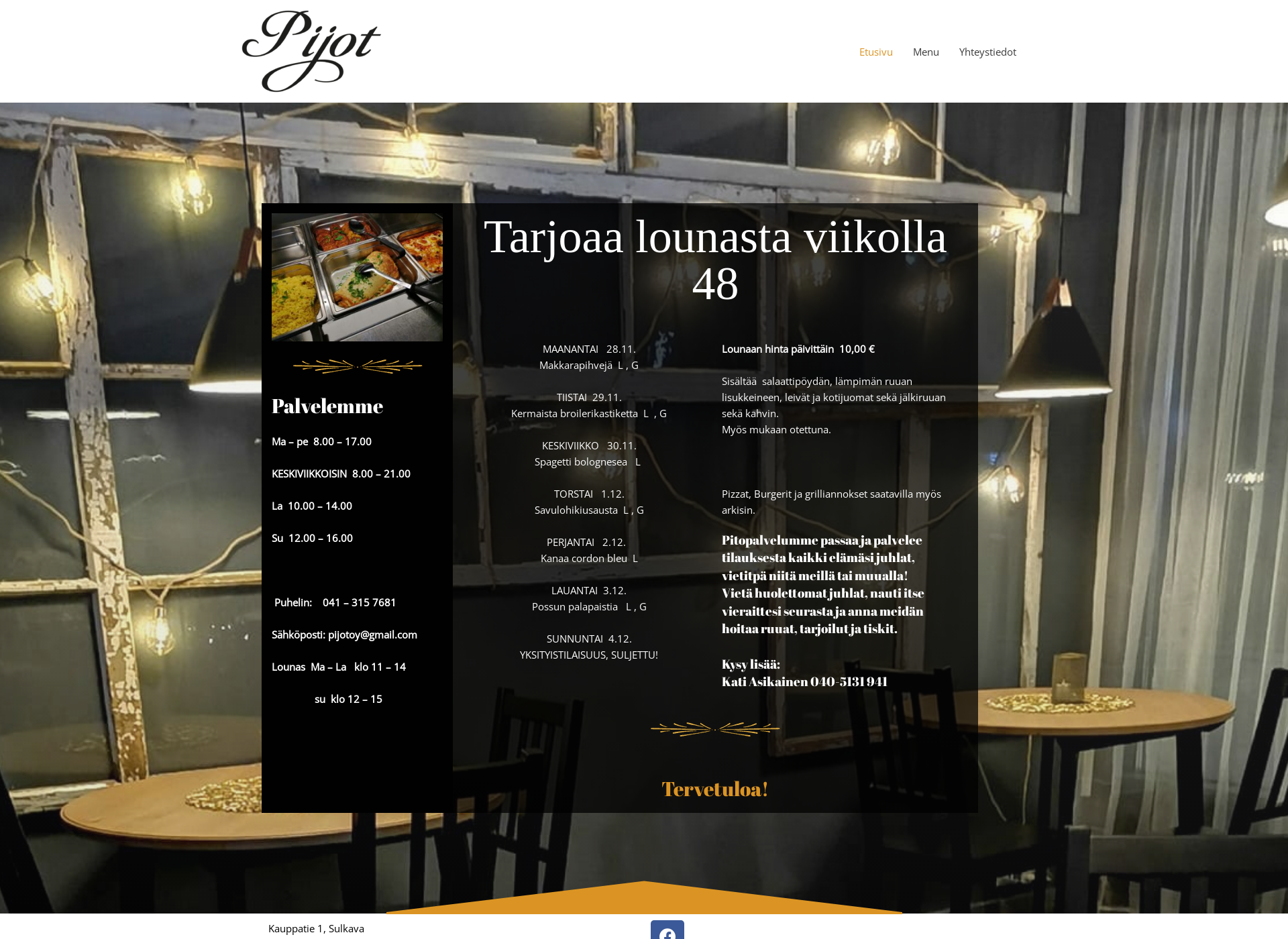 Screenshot for pijot.fi