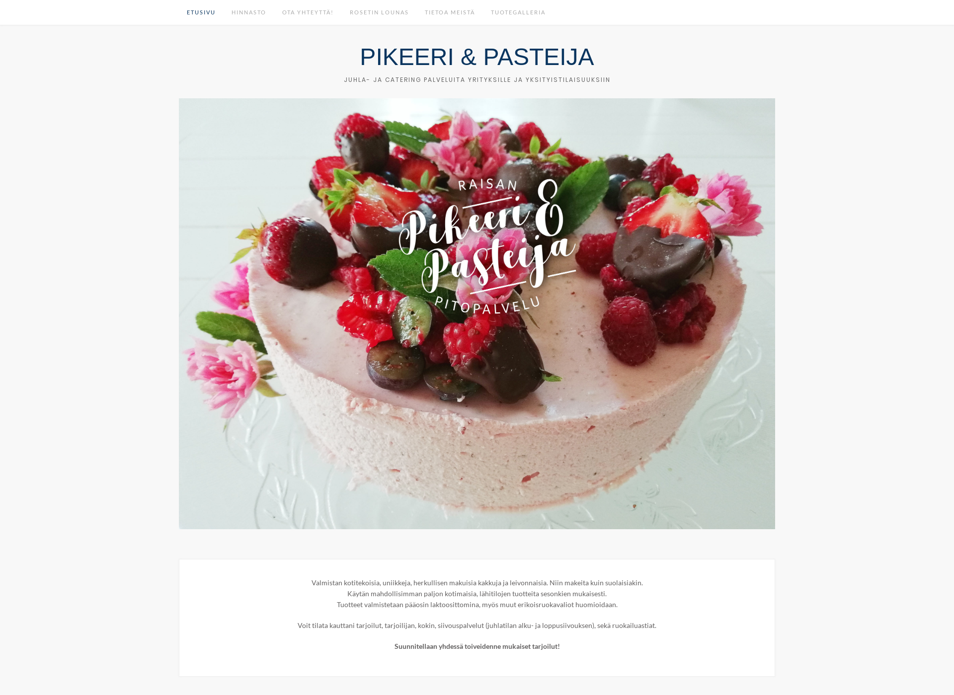 Screenshot for pikeerijapasteija.fi