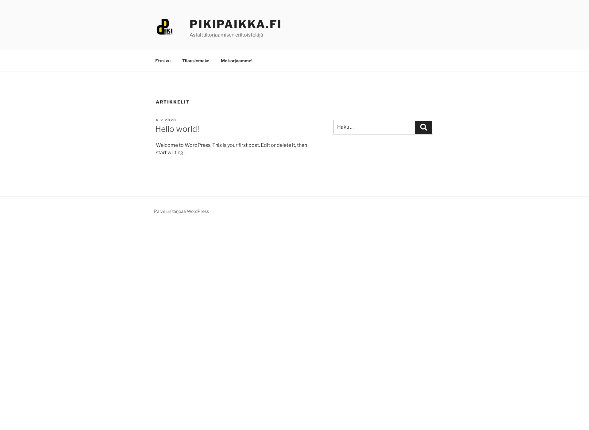 Screenshot for pikipaikka.fi