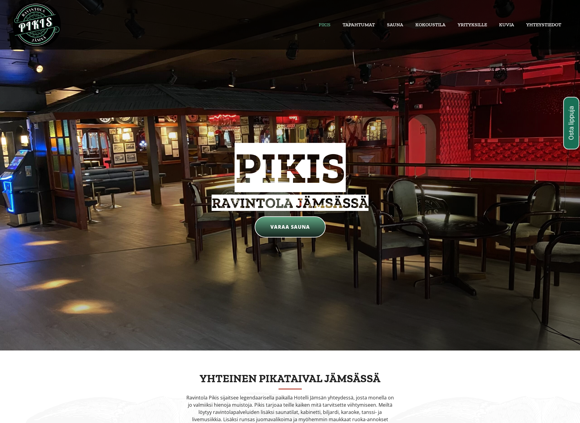 Screenshot for pikisjamsa.fi