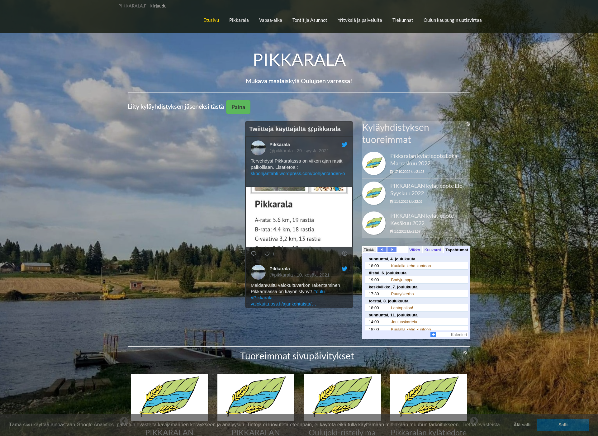 Screenshot for pikkarala.fi