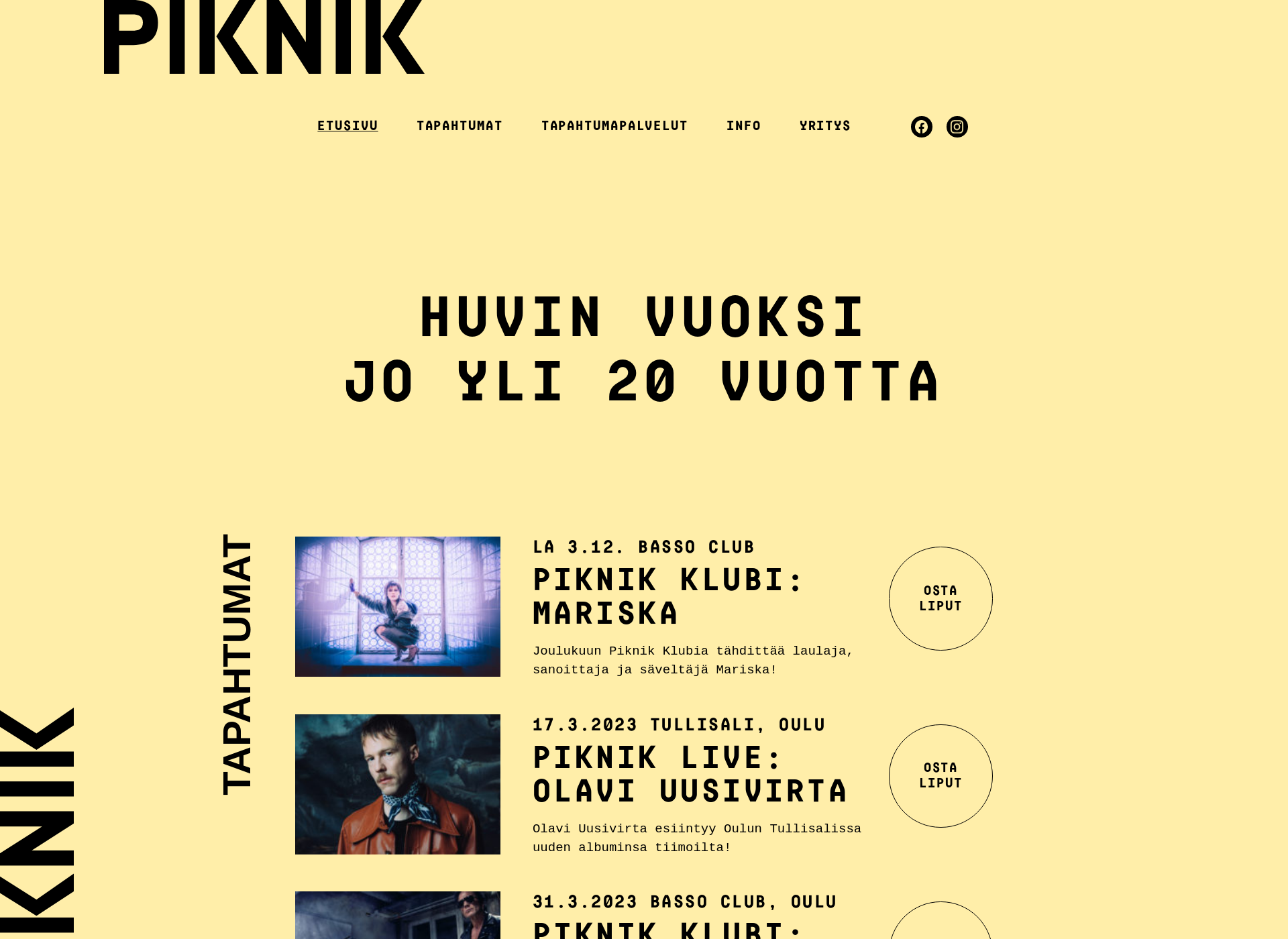 Screenshot for piknik.fi