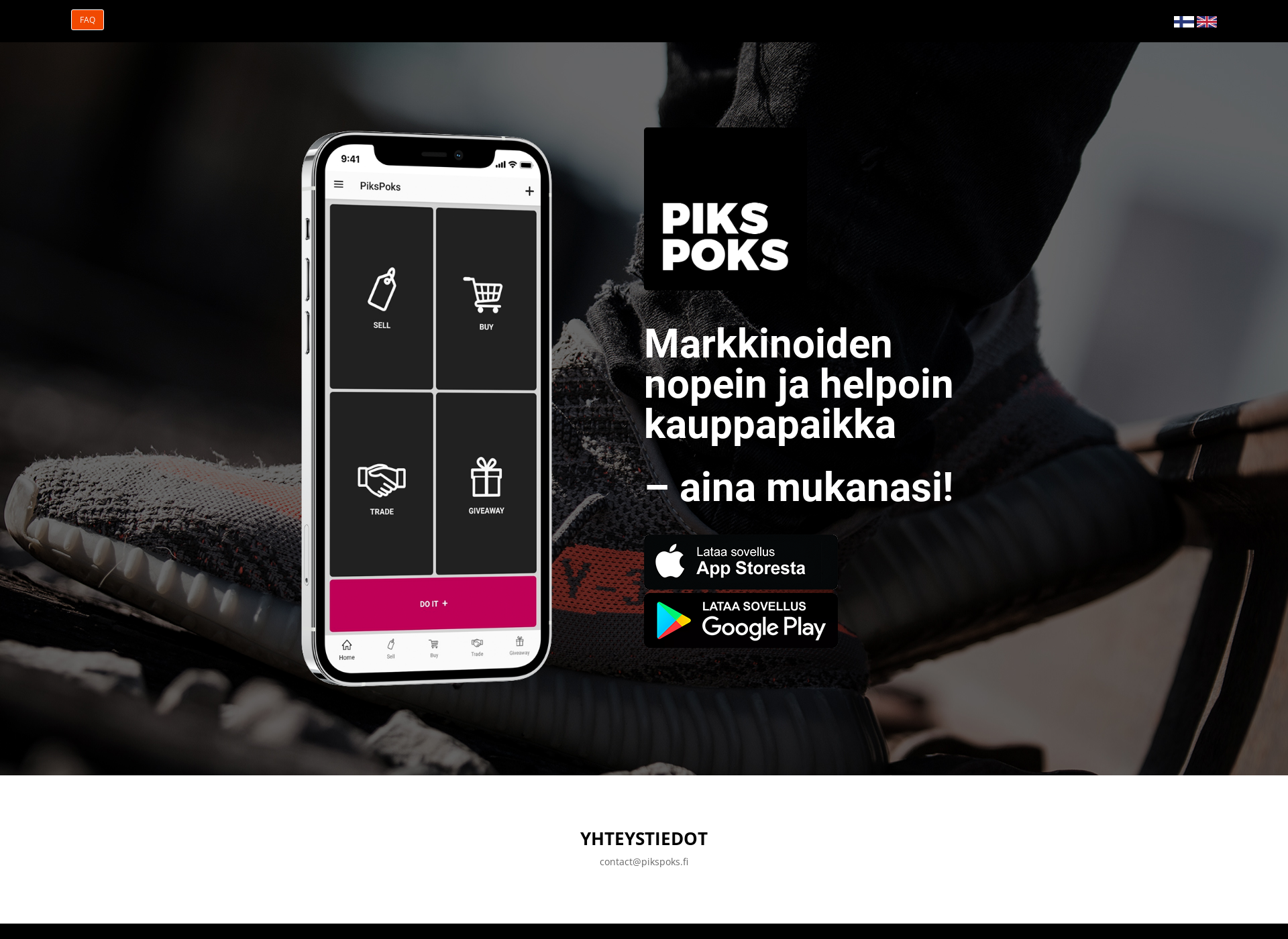 Screenshot for pikspoks.fi