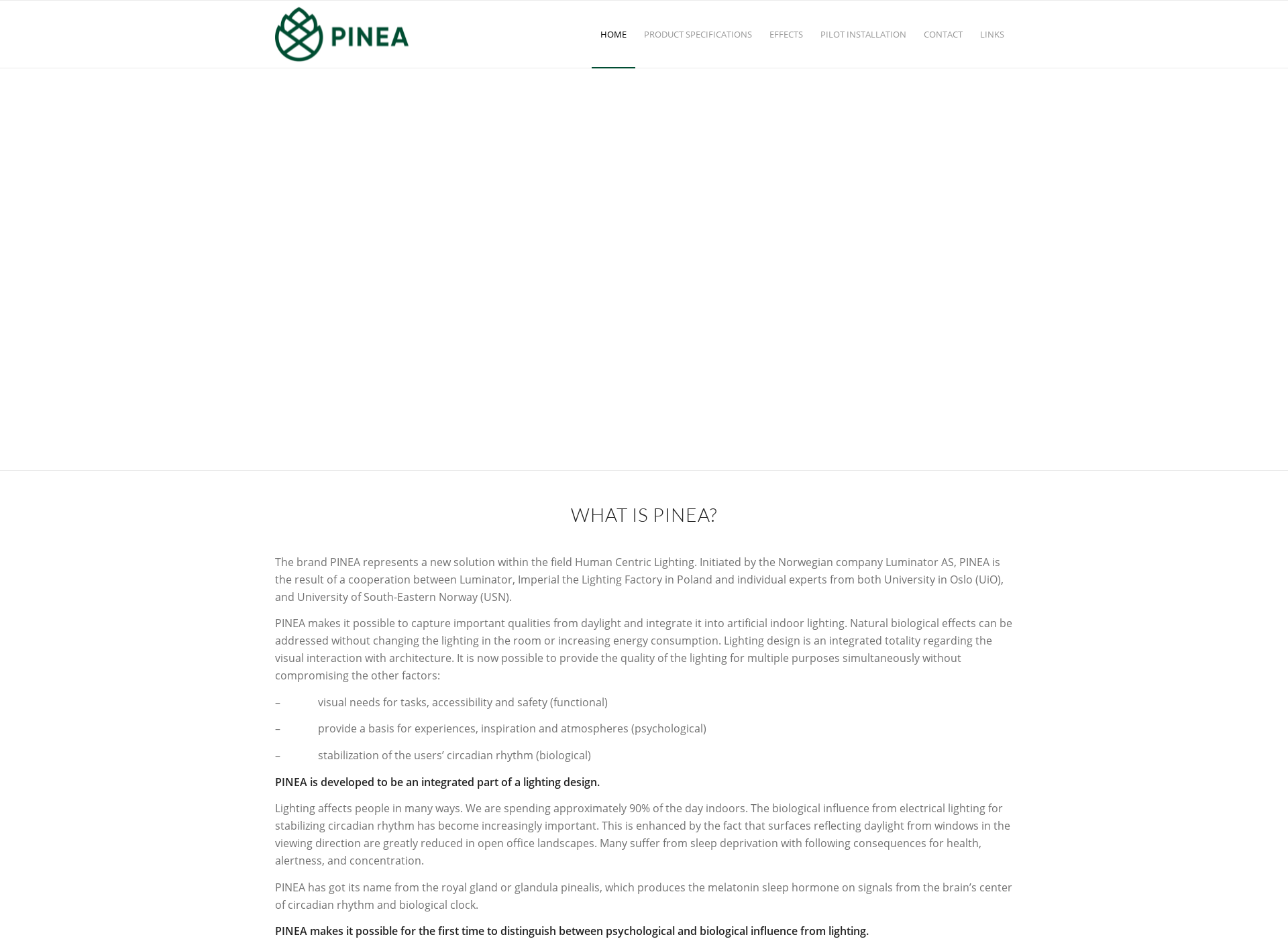 Screenshot for pinea-light.fi