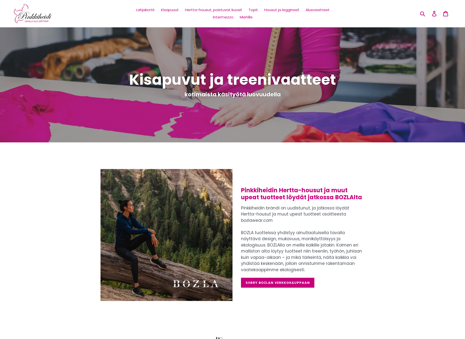 Screenshot for pinkkiheidi.fi
