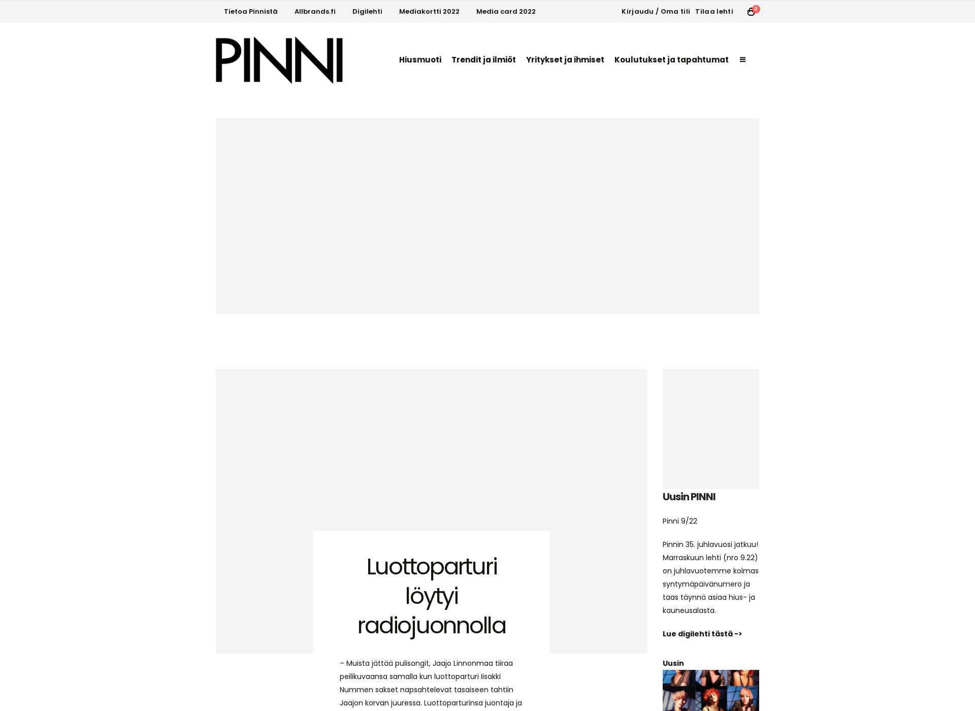 Screenshot for pinni.fi