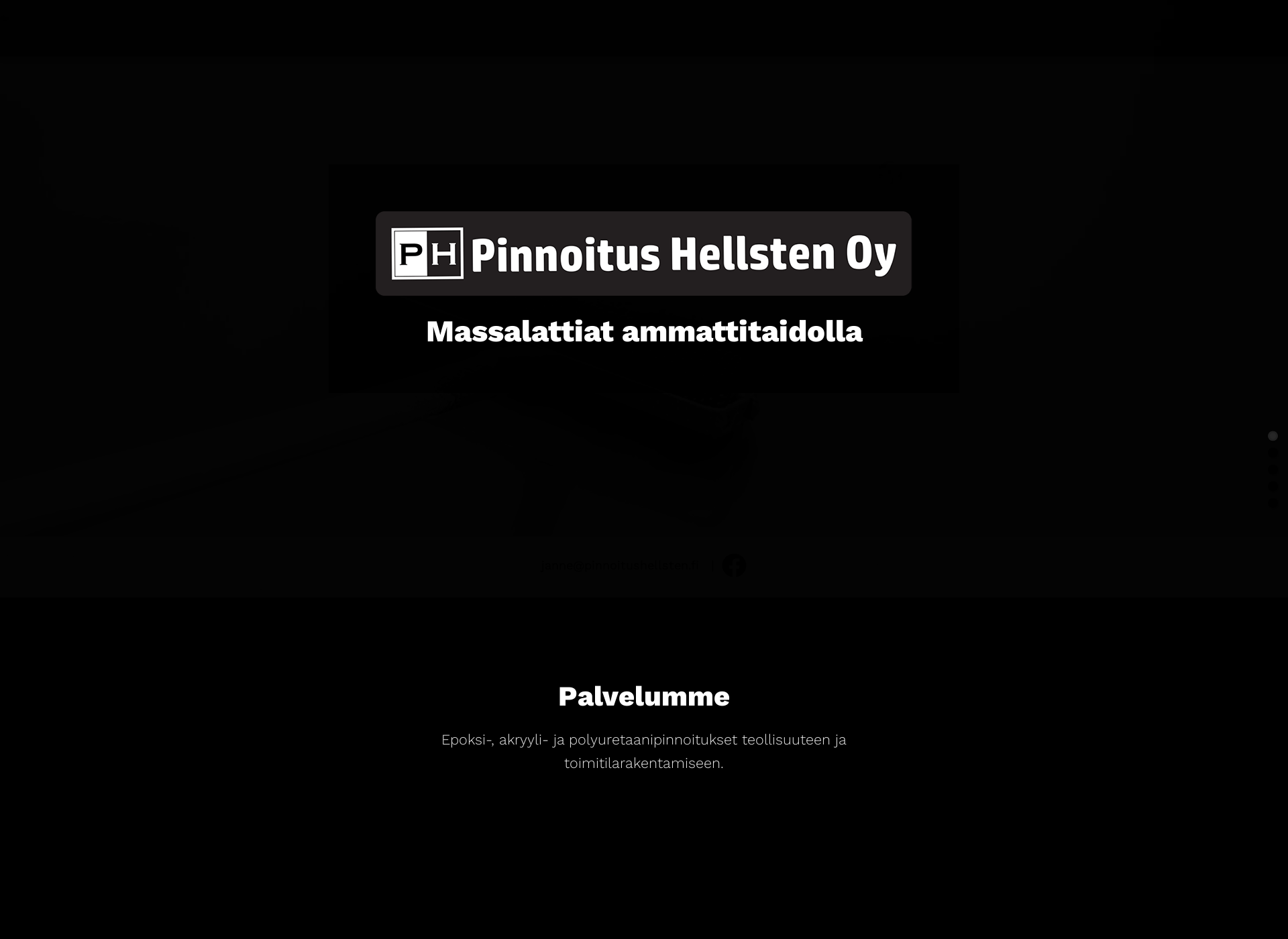 Screenshot for pinnoitushellsten.fi