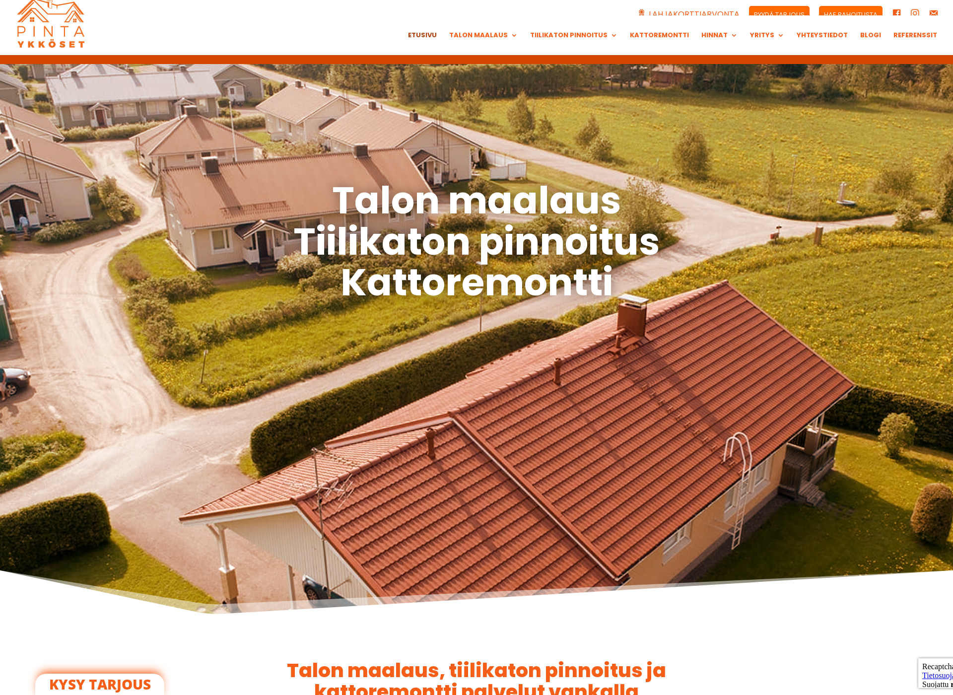 Screenshot for pintaykkoset.fi