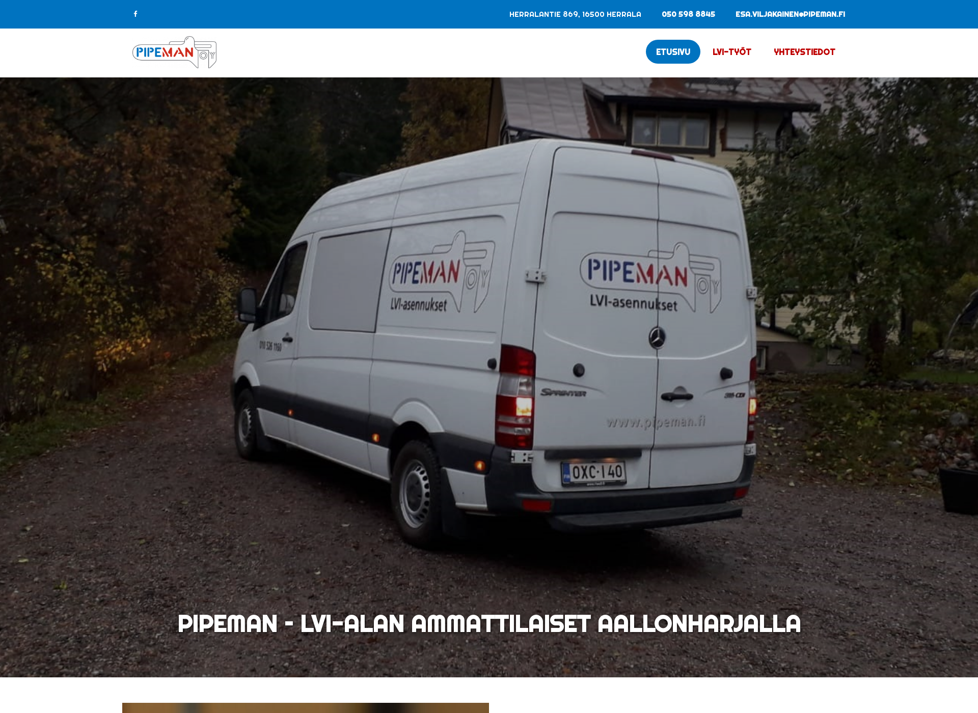 Screenshot for pipeman.fi
