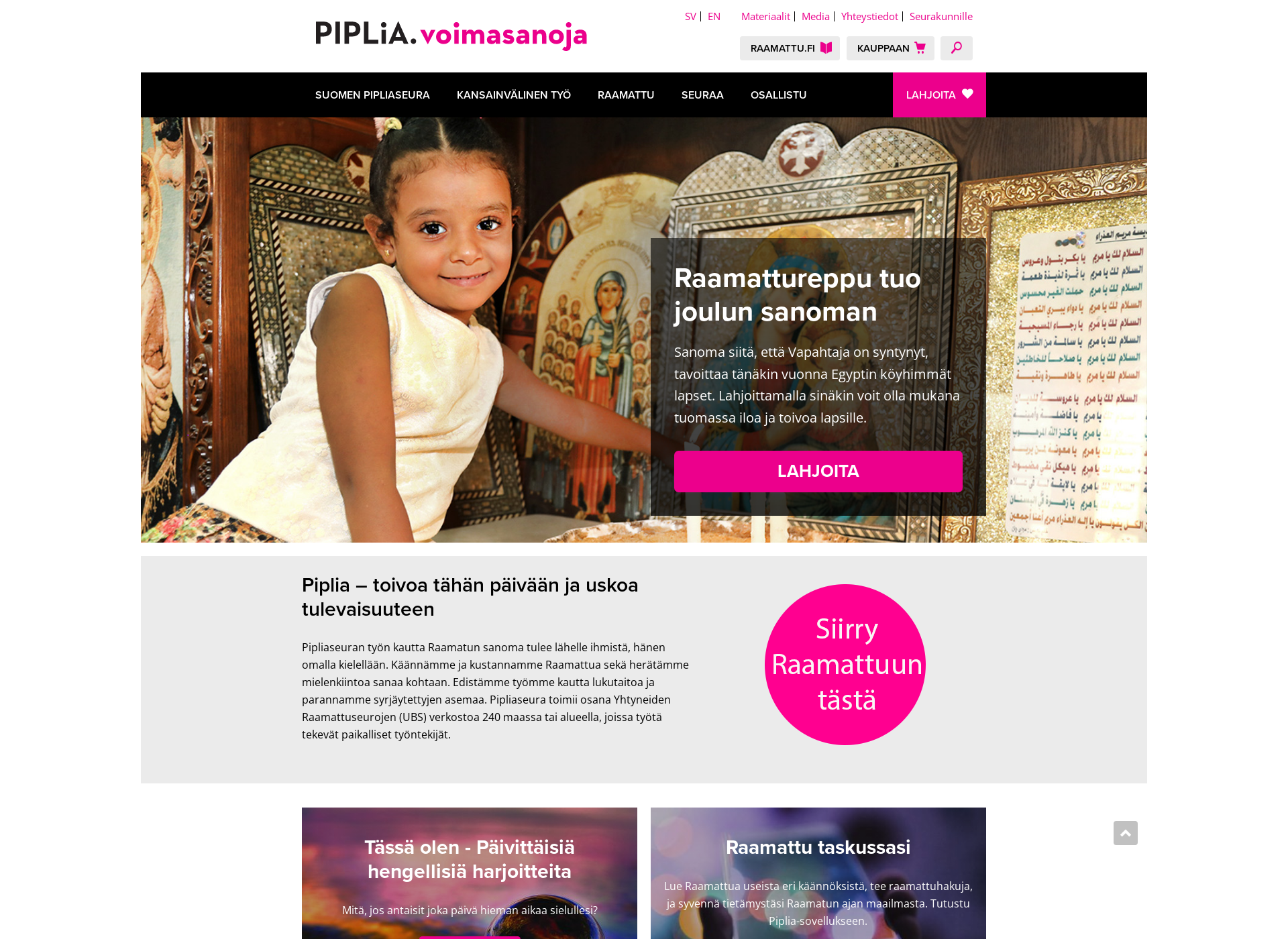 Screenshot for piplia.fi