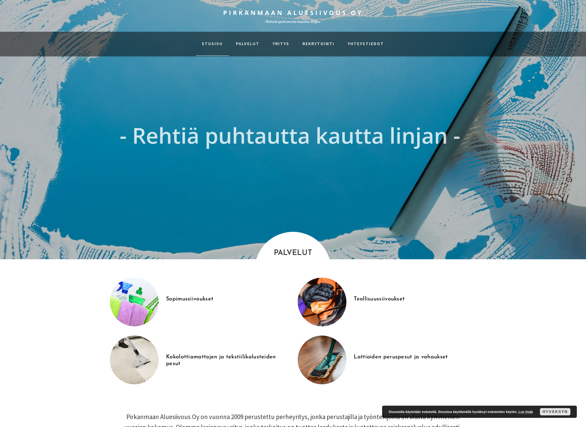Screenshot for pirkanmaanaluesiivous.fi