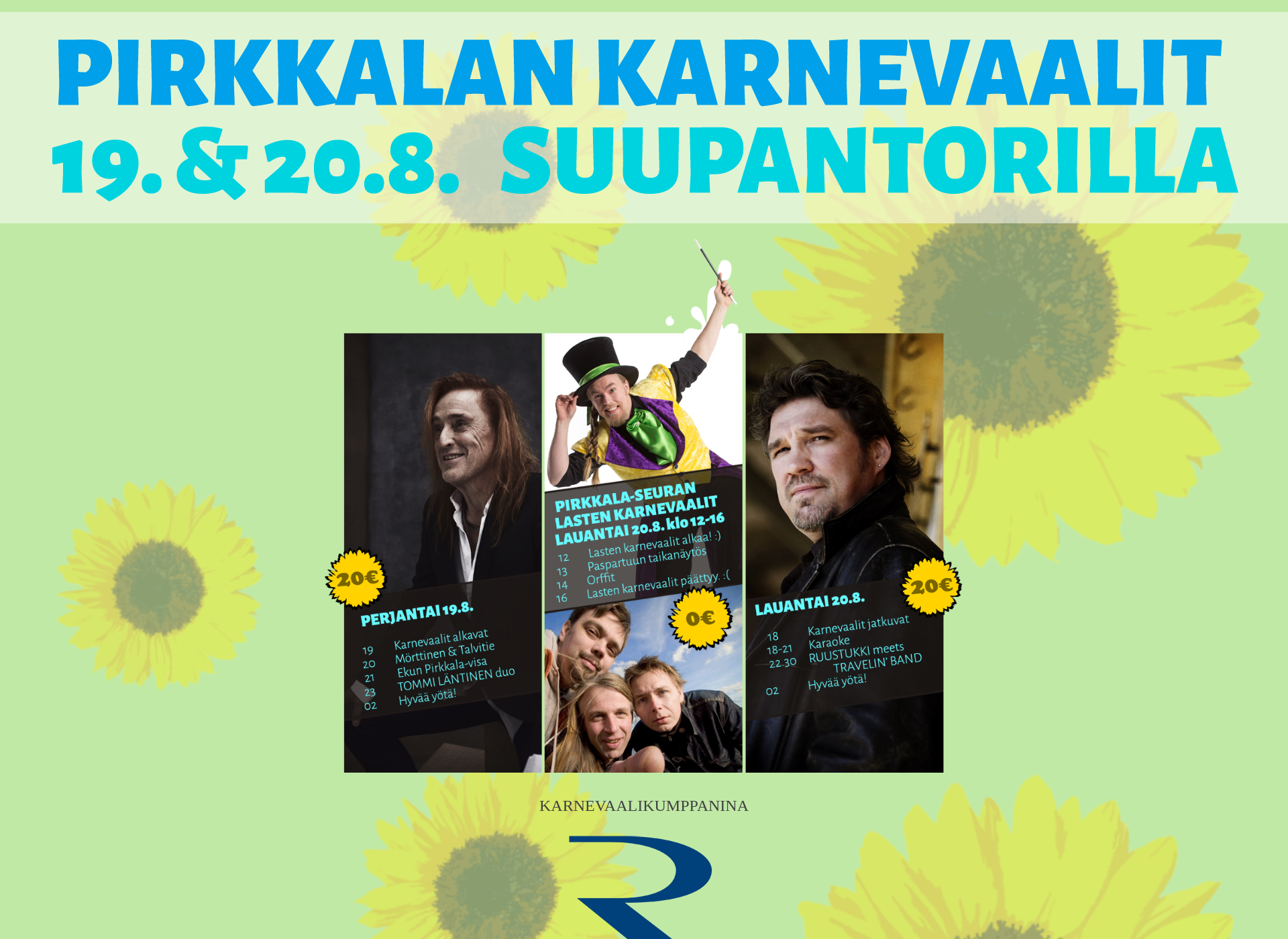 Screenshot for pirkkalankarnevaalit.fi