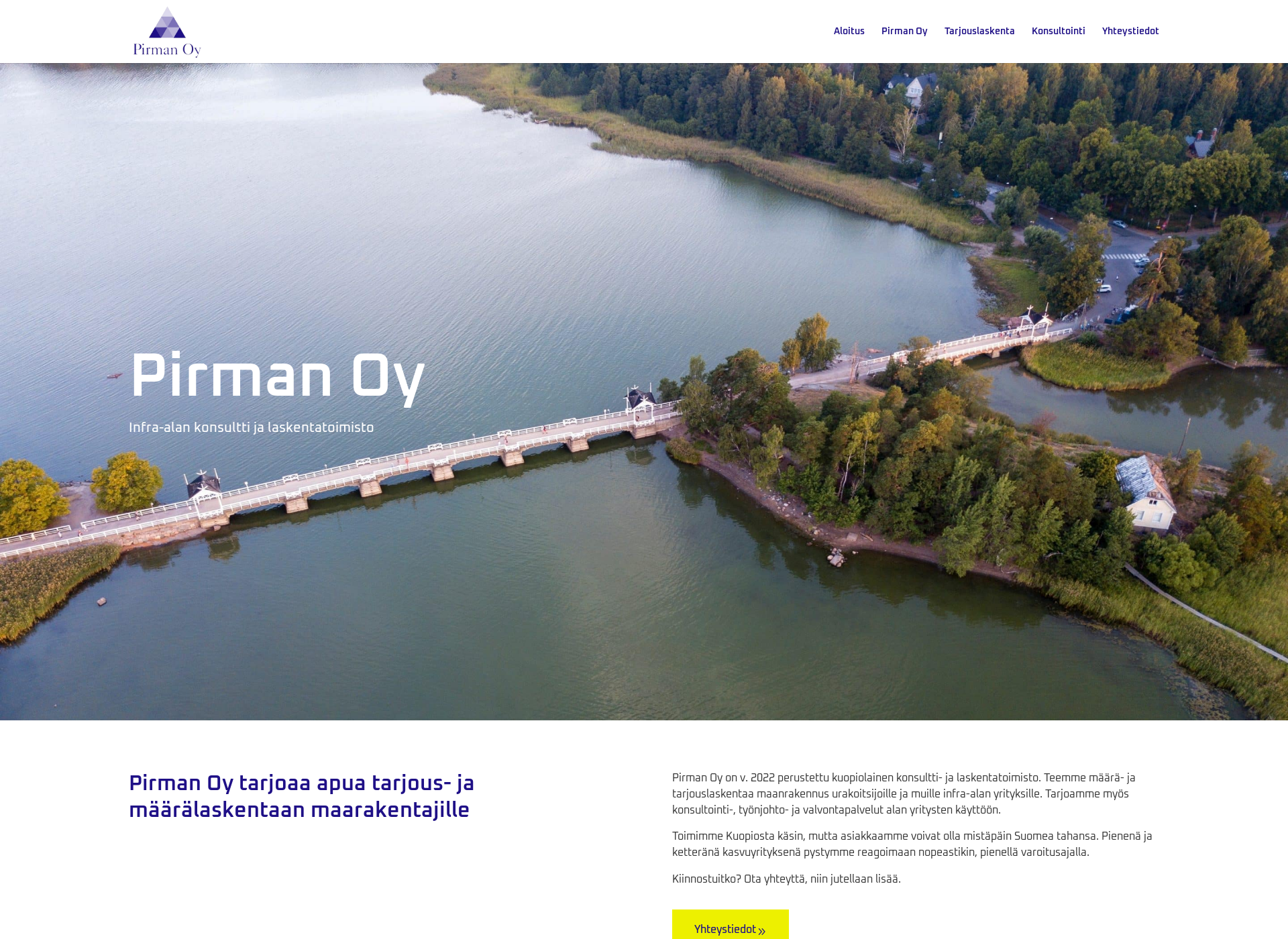 Screenshot for pirman.fi