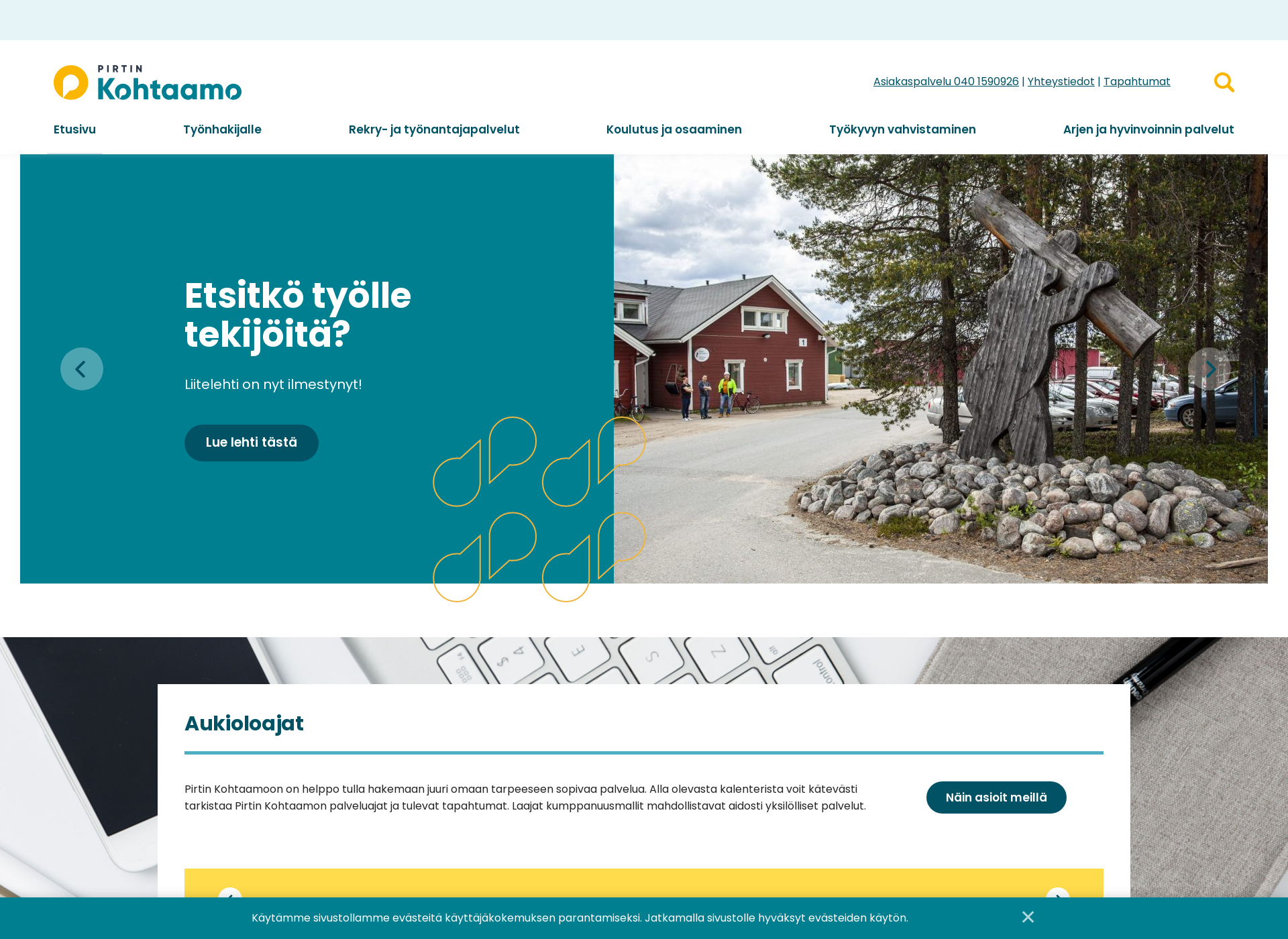 Screenshot for pirtinkohtaamo.fi