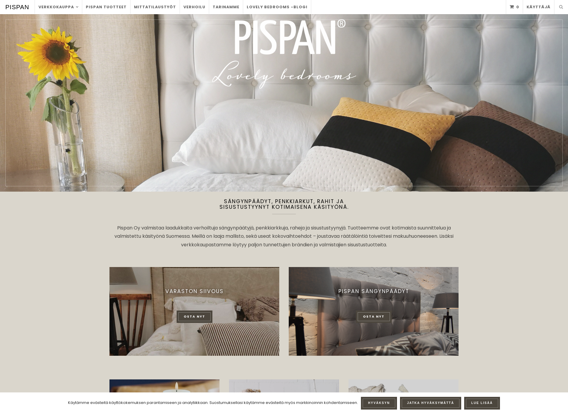 Screenshot for pispan.fi