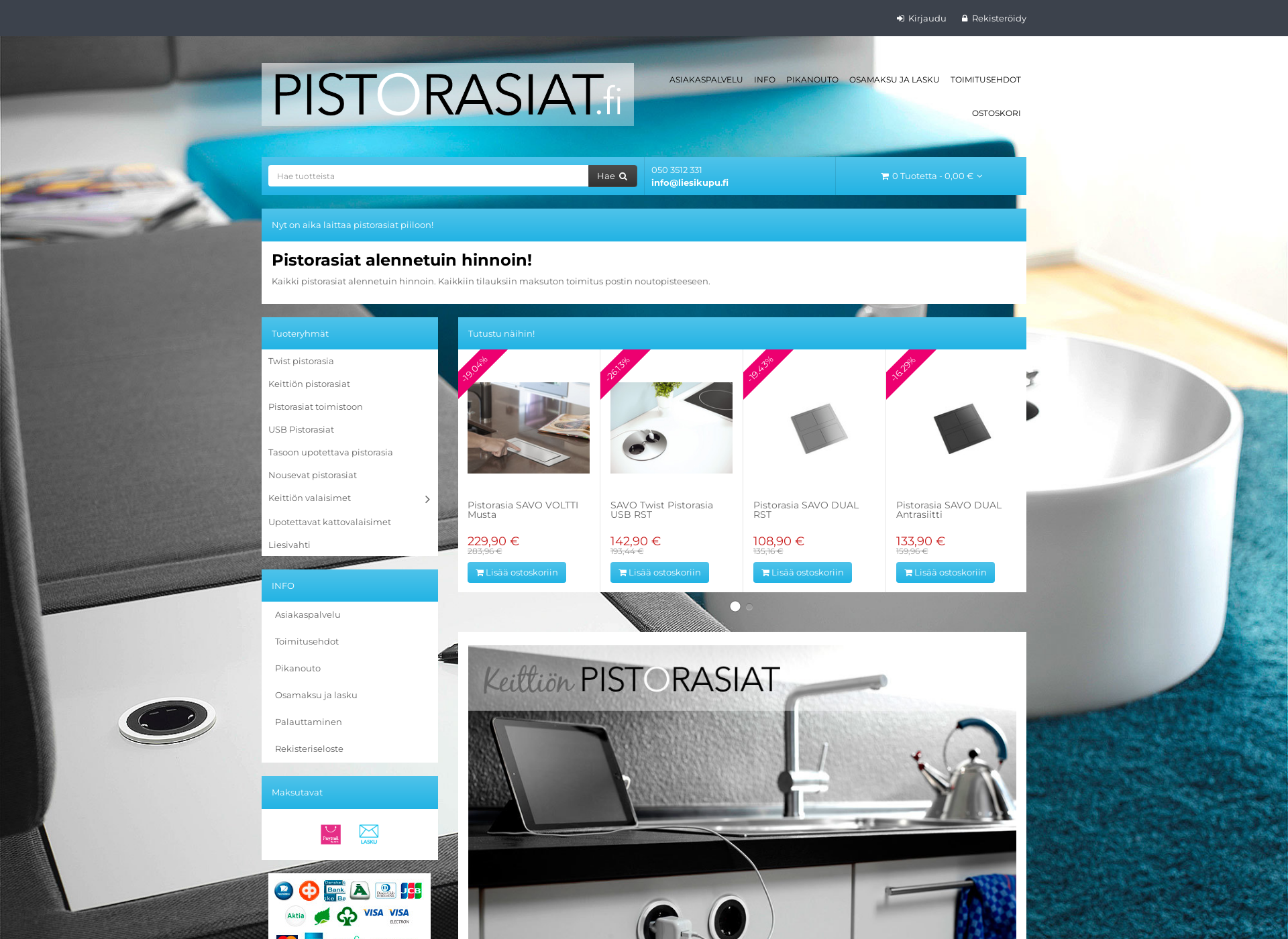 Screenshot for pistorasiat.fi
