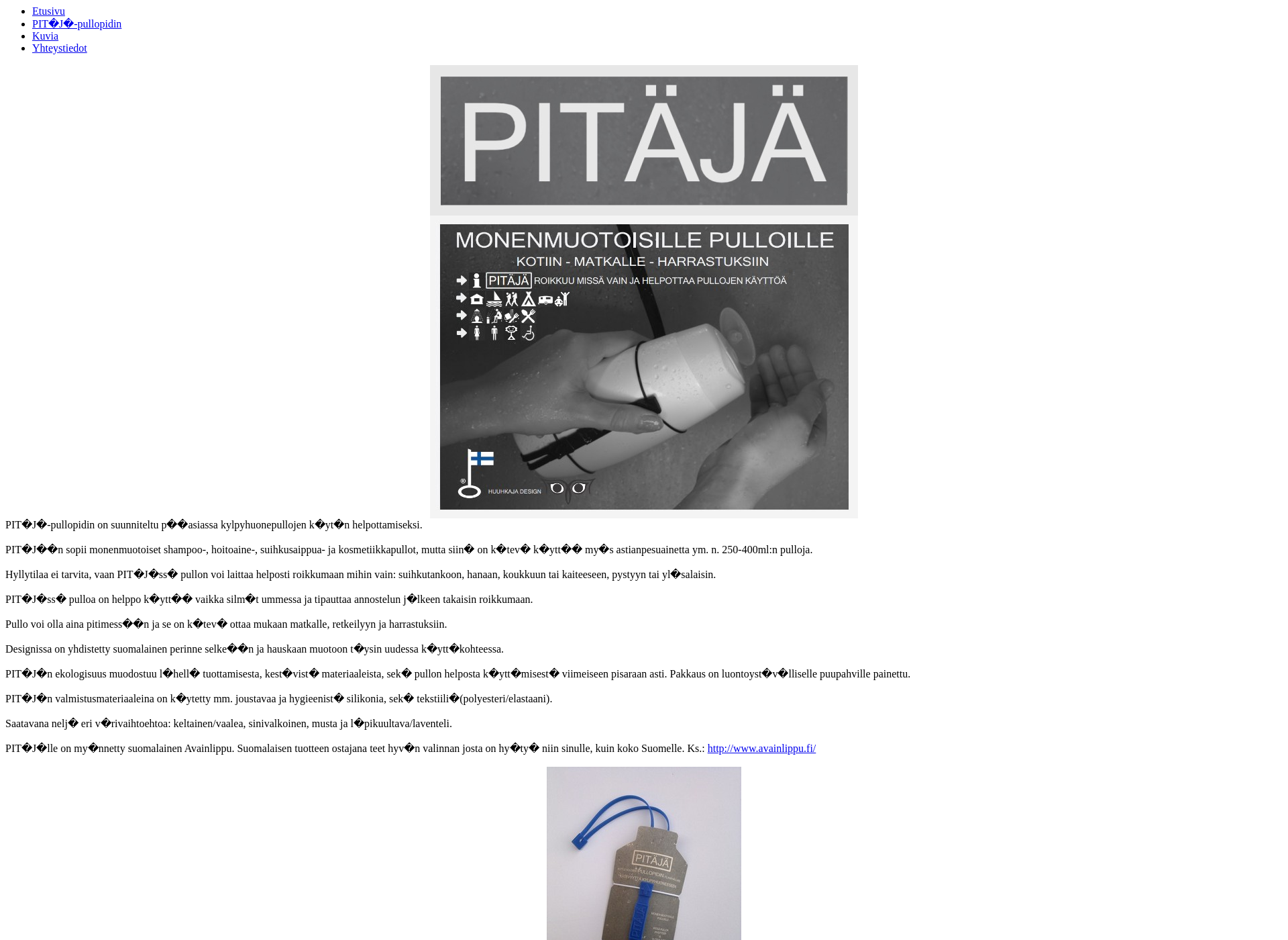 Screenshot for pitaja.fi