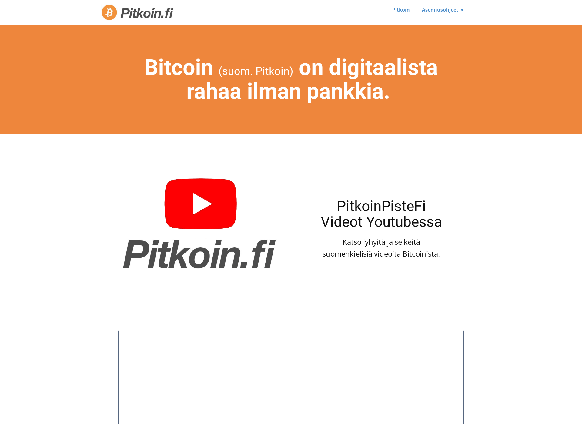 Screenshot for pitkoin.fi