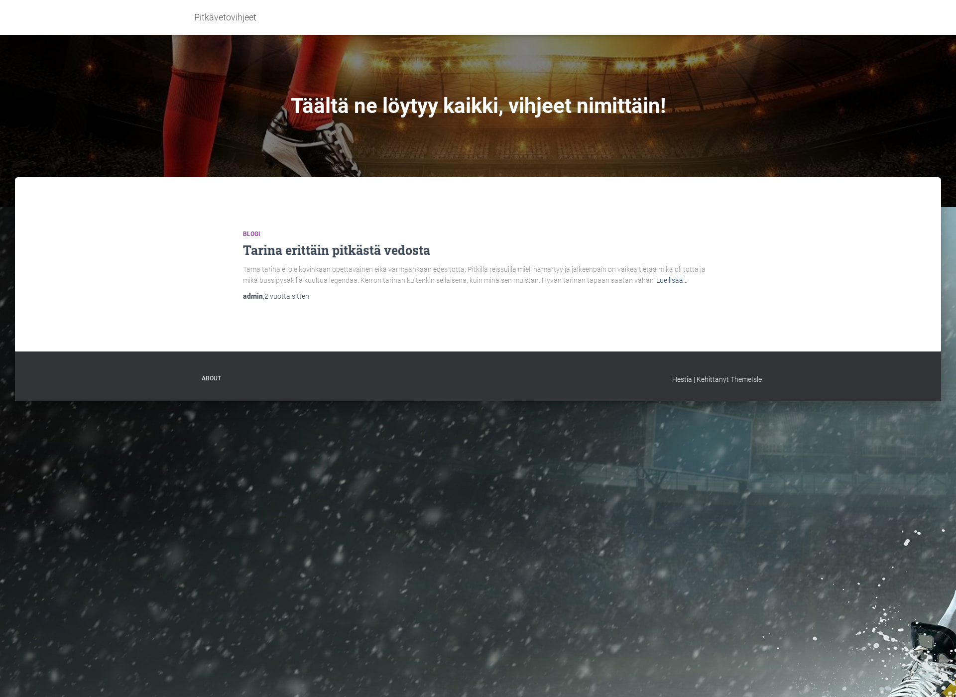 Screenshot for pitkävetovihjeet.fi
