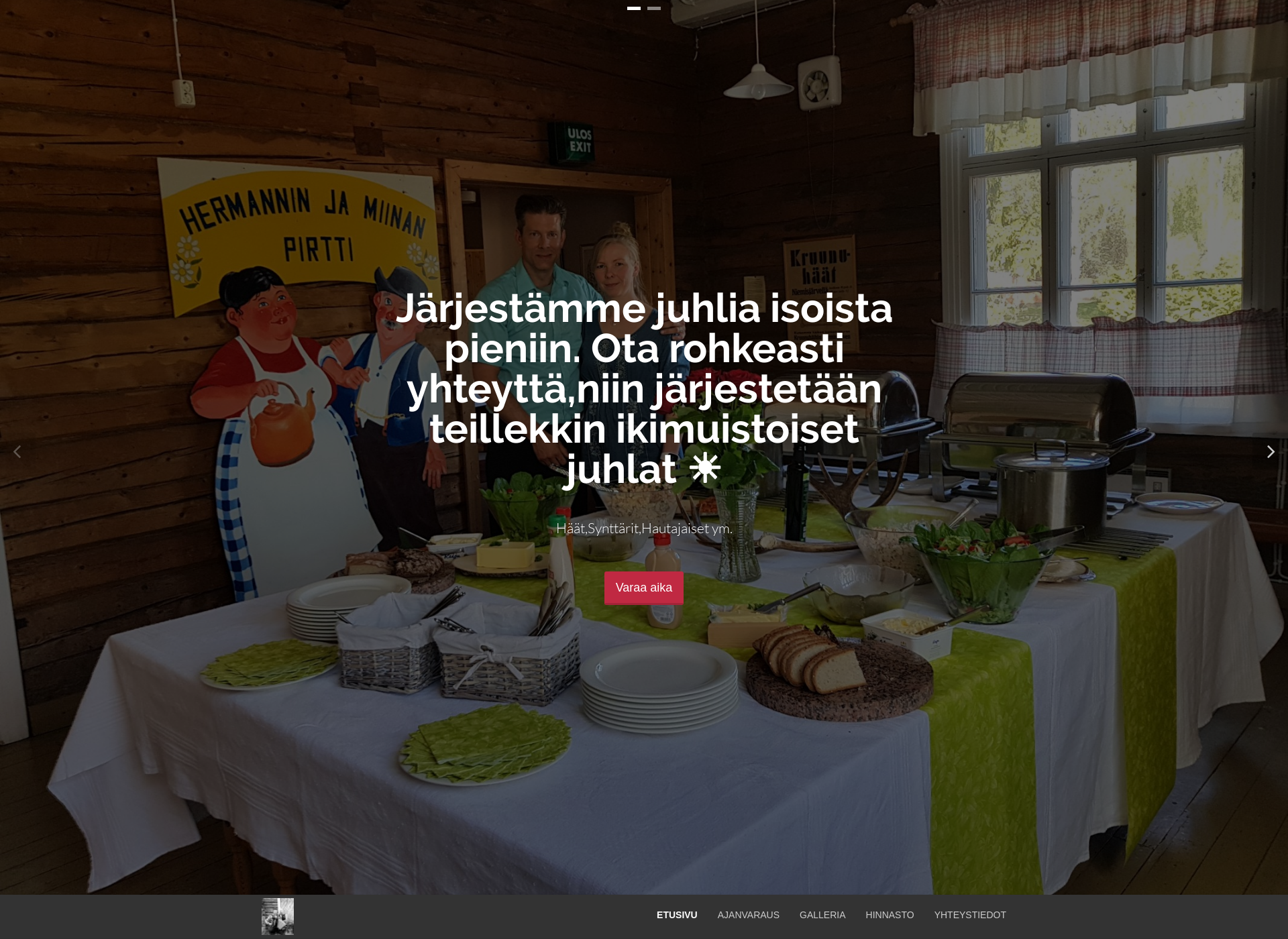 Skärmdump för pitopalveluelos.fi