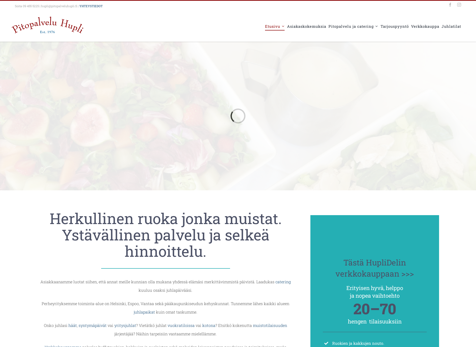 Screenshot for pitopalveluhupli.fi