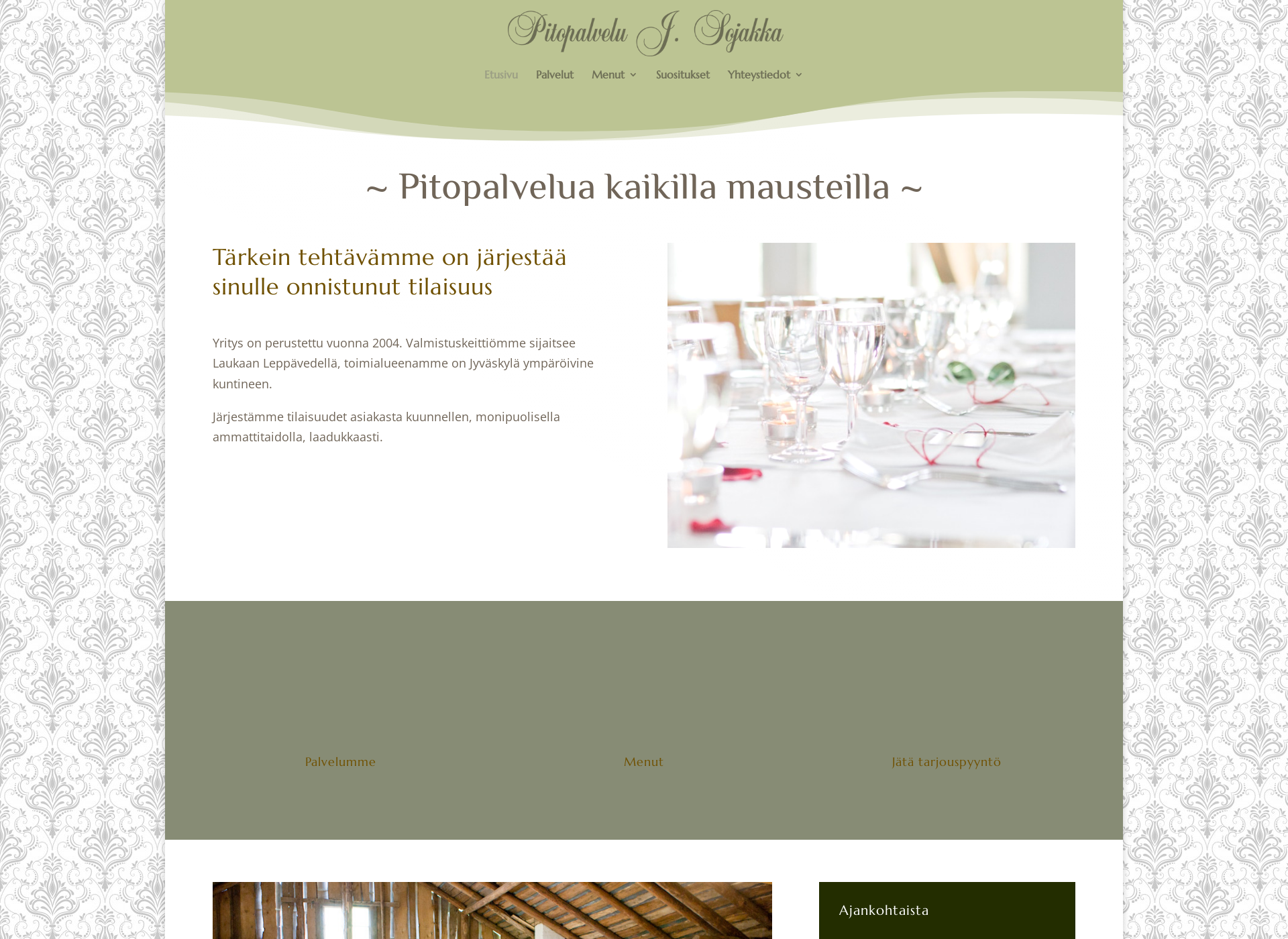 Screenshot for pitopalvelusojakka.fi
